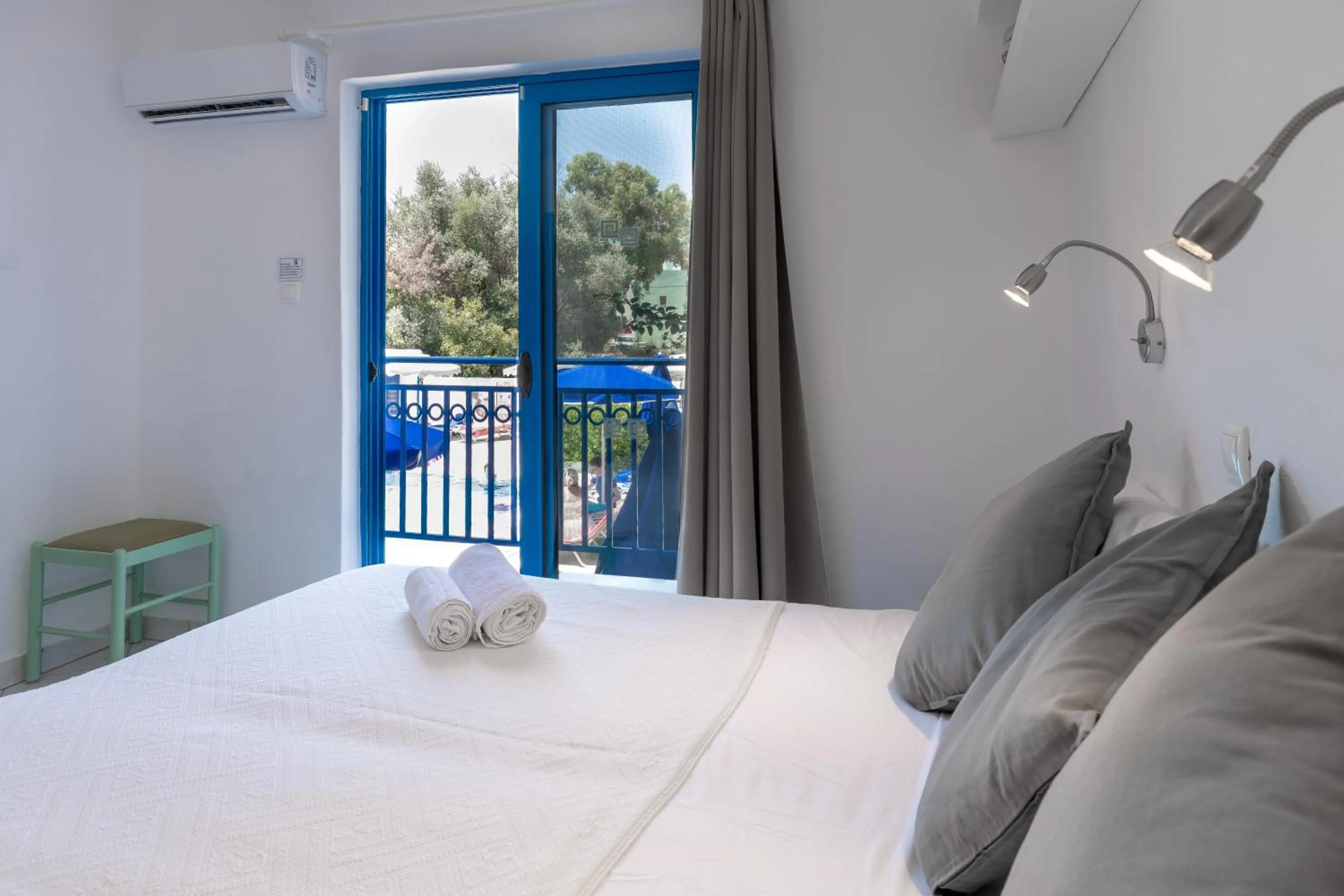 Bed in Hotel Nathalie