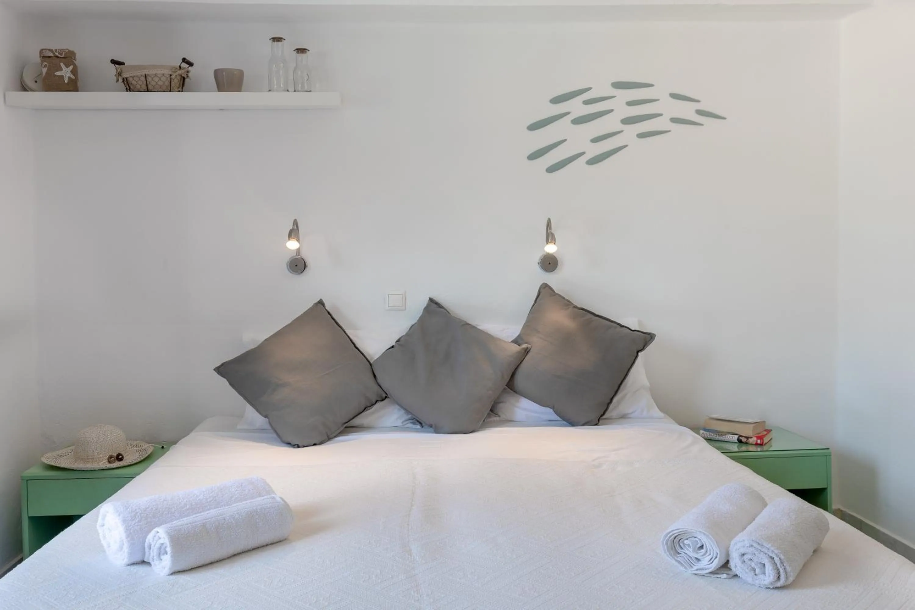 Bed in Hotel Nathalie