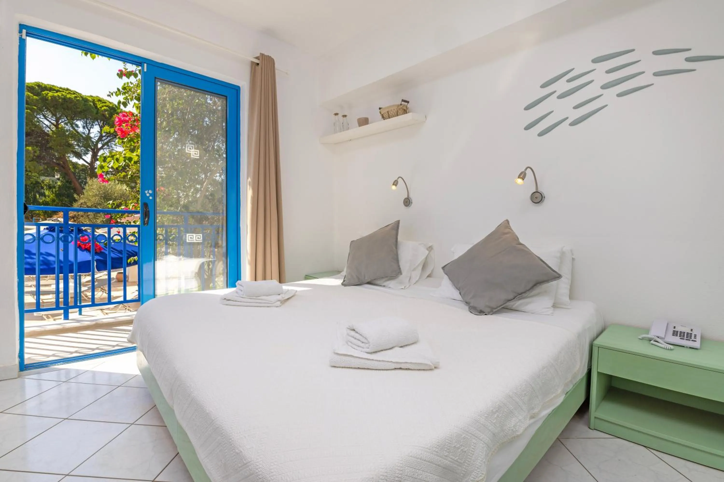 Bed in Hotel Nathalie