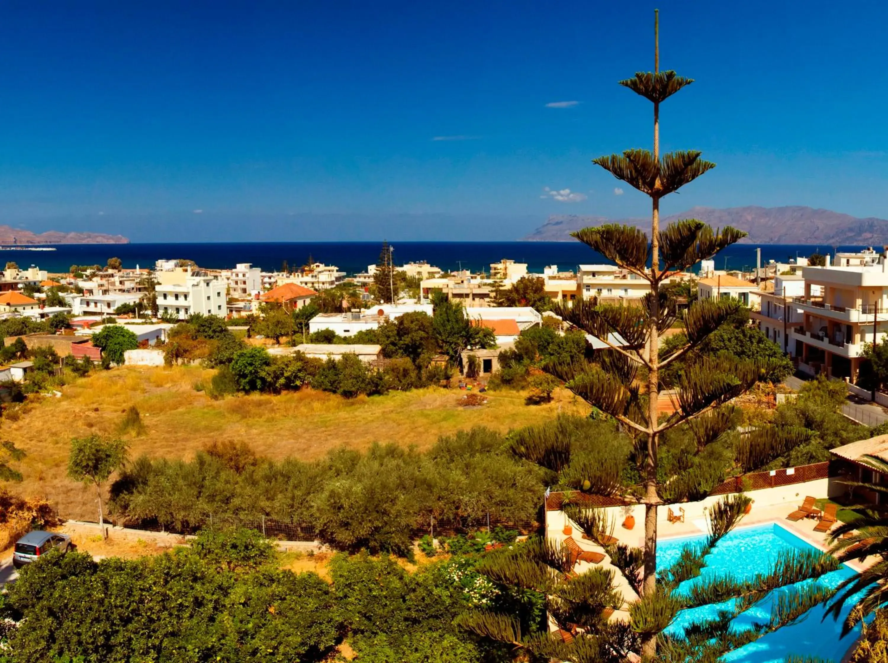 Double Room with Pool View in Kissamos Hotel Double Room with Pool View in Kissamos Hotel