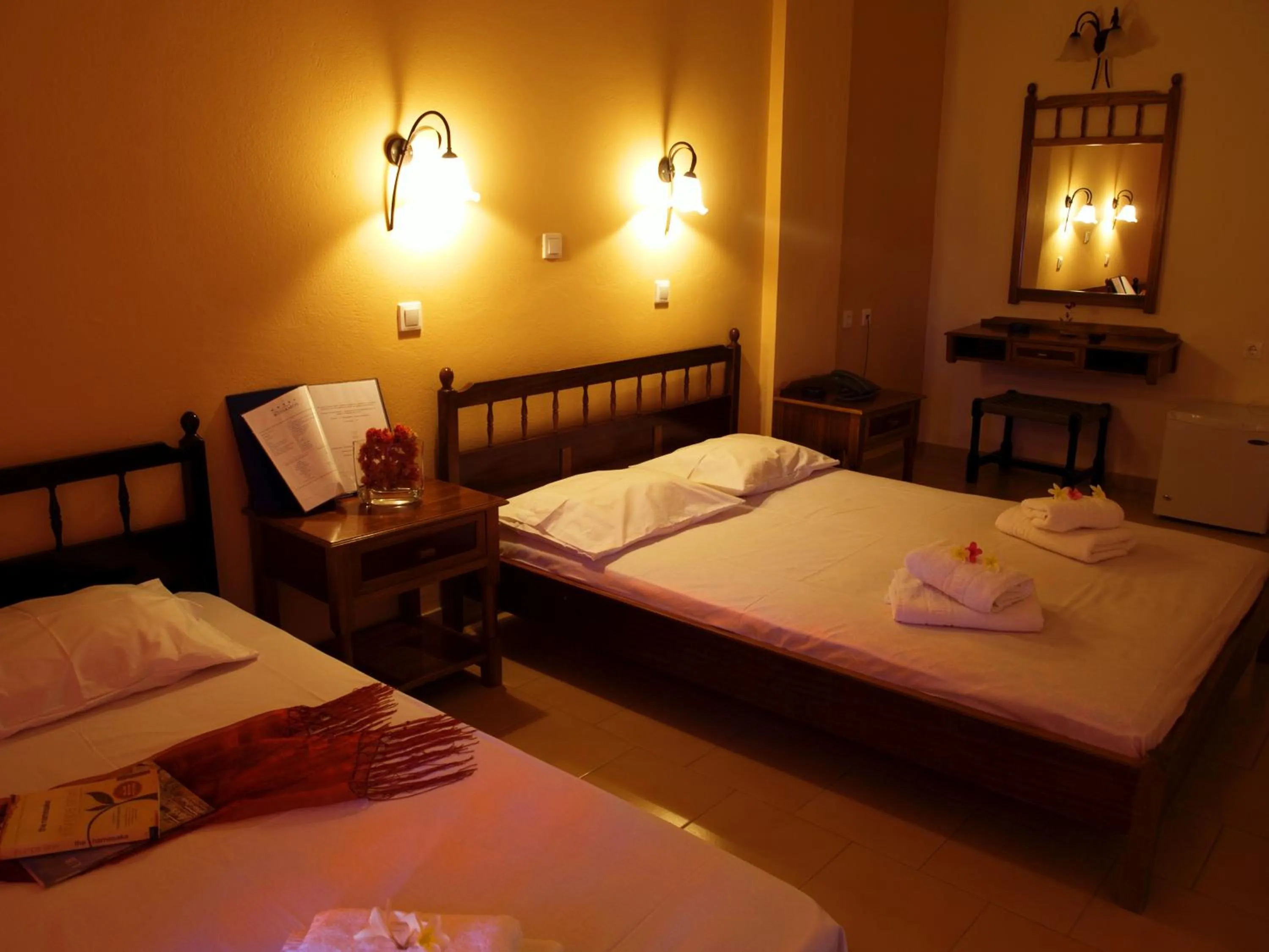 Bed in Kissamos Hotel