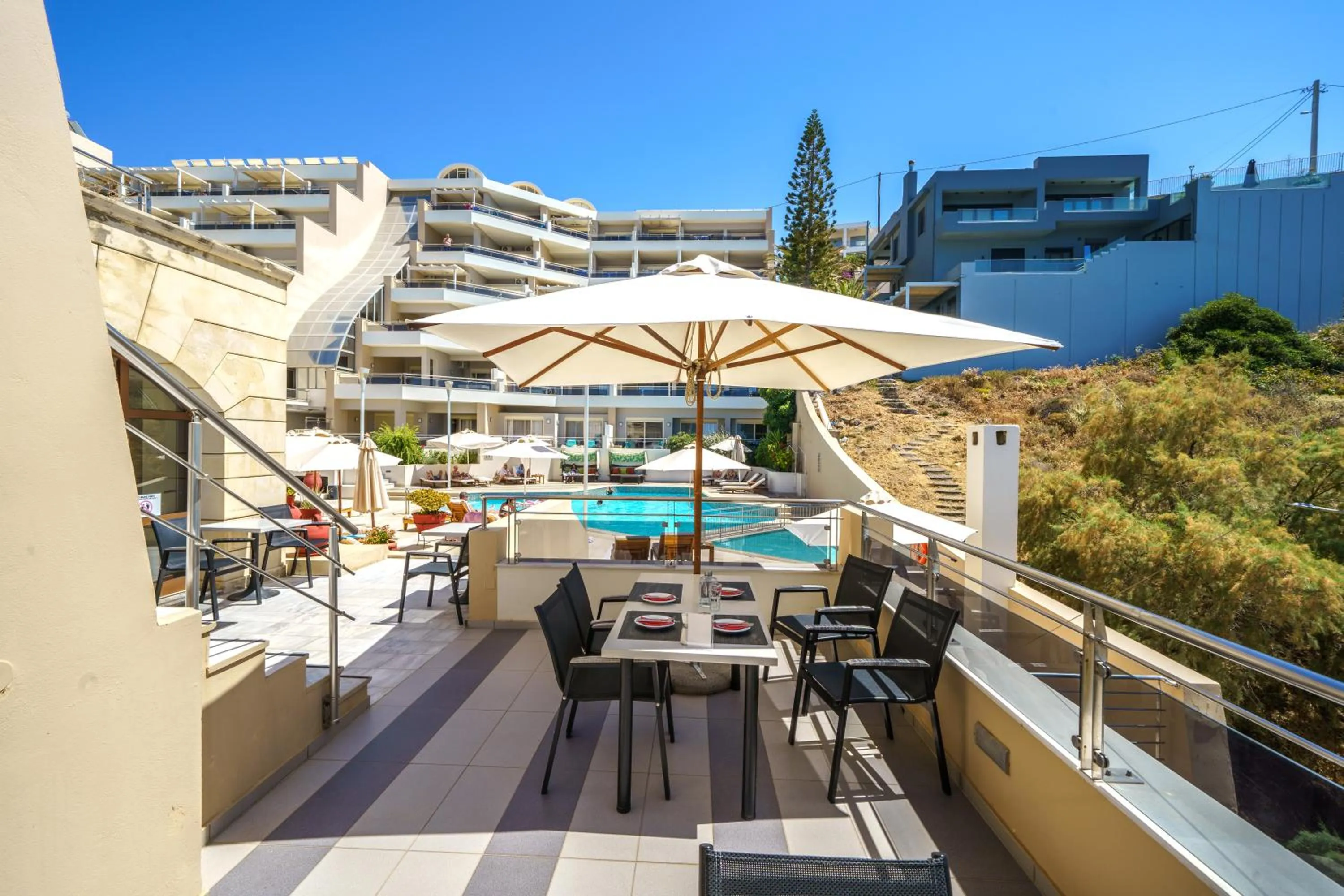 Balcony/Terrace in Macaris Suites & Spa