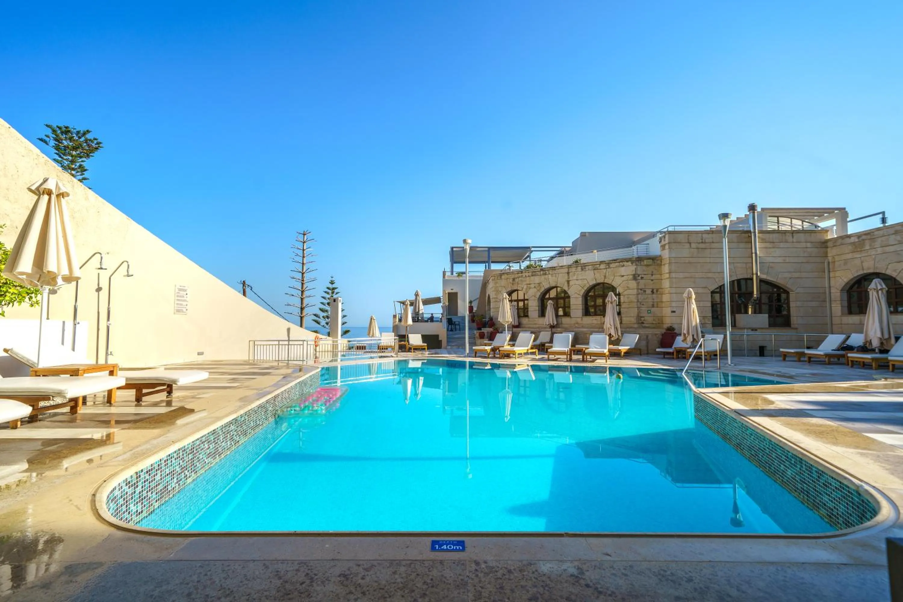 Swimming pool in Macaris Suites & Spa