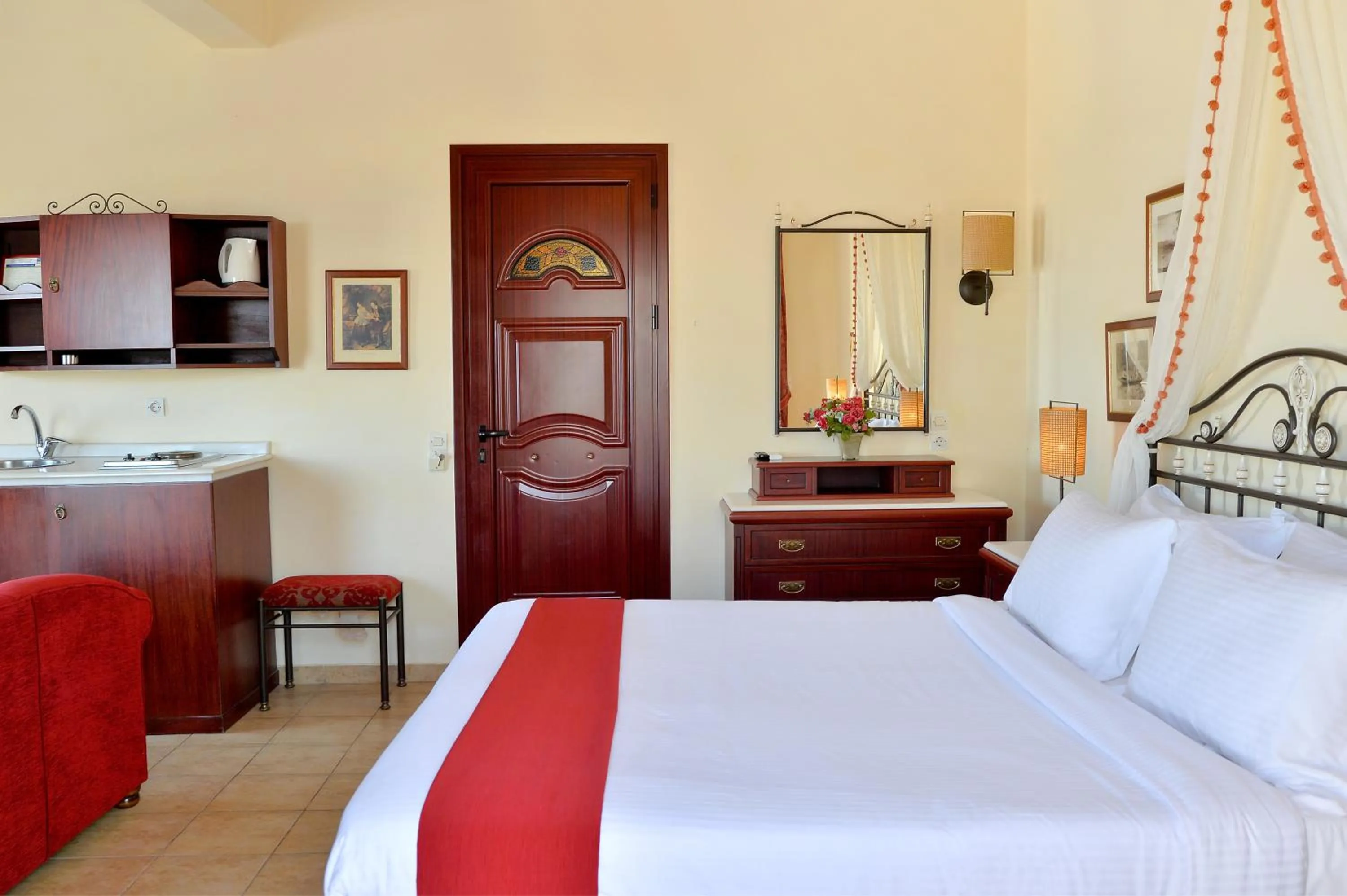 Bed in Agistri Hotel