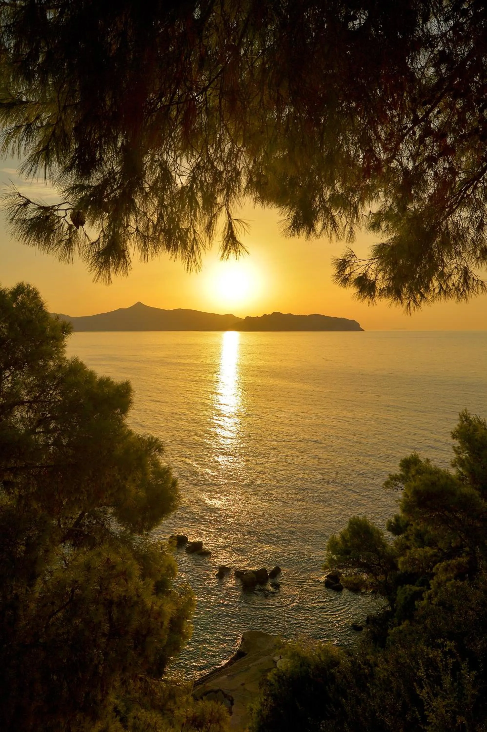 Natural landscape in Agistri Hotel