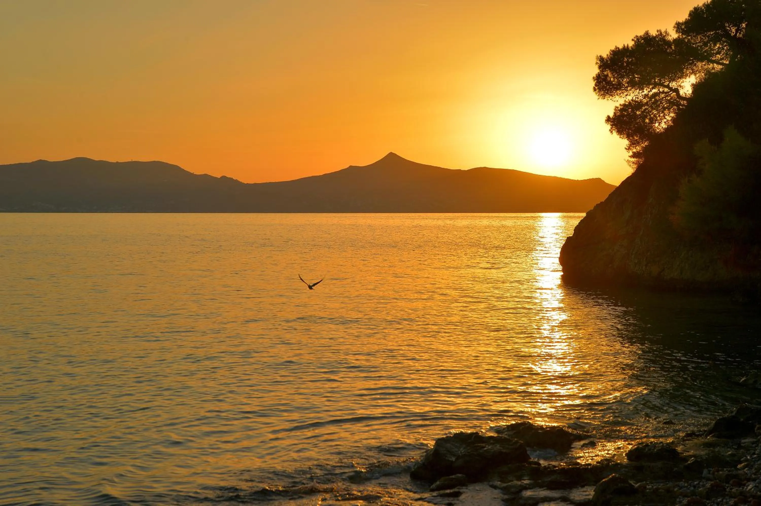 Natural landscape in Agistri Hotel