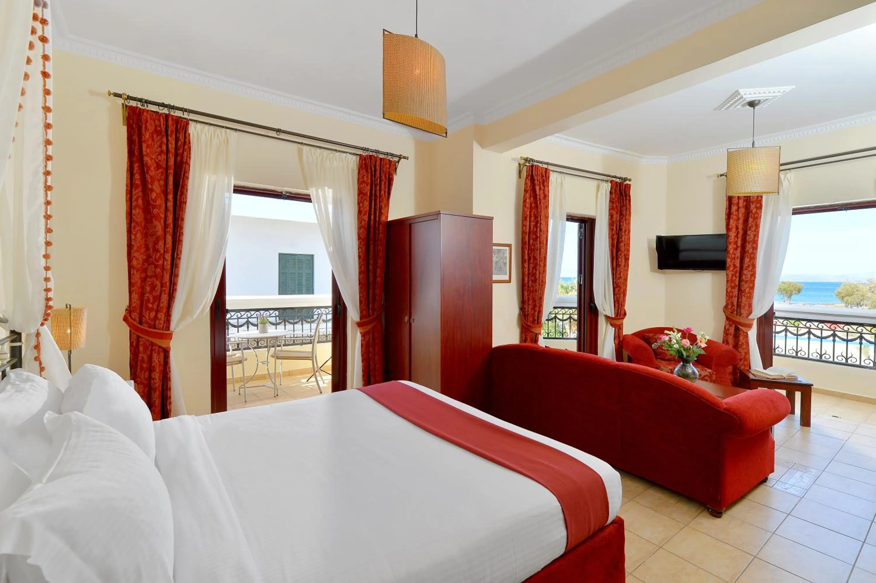 Bed in Agistri Hotel