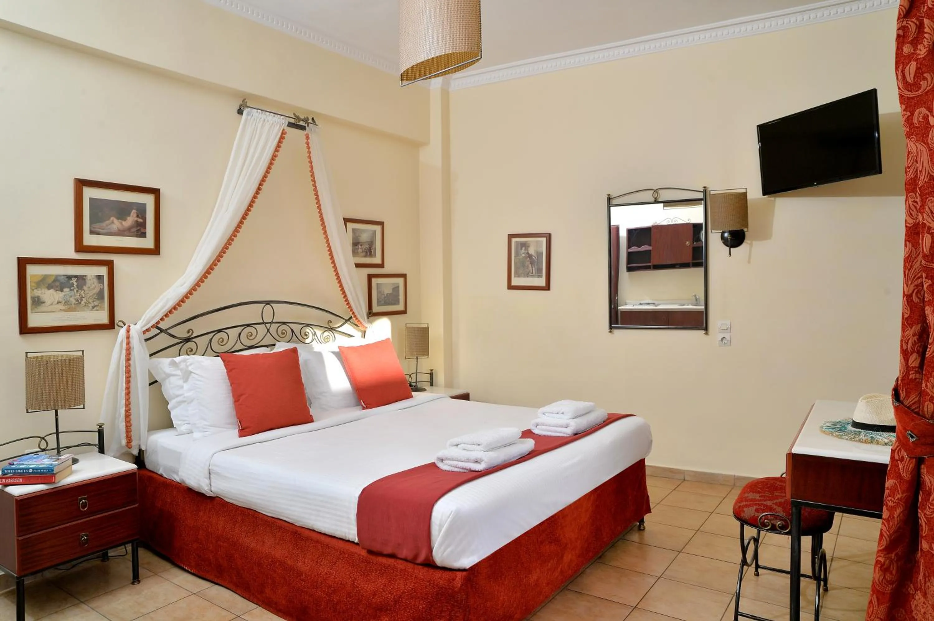 Bedroom, Bed in Agistri Hotel