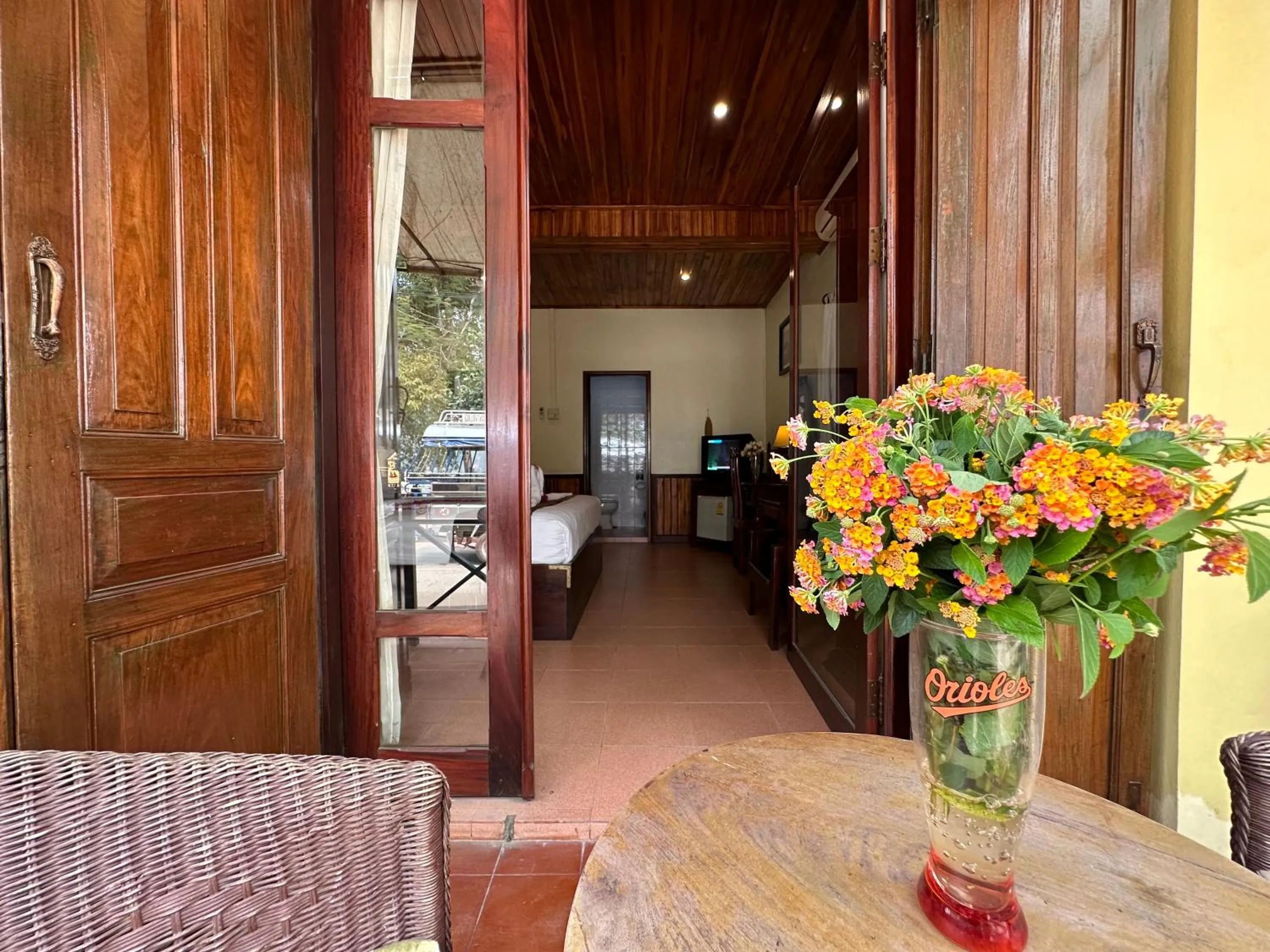 Living room in Villa Alounsavath Mekong Riverside