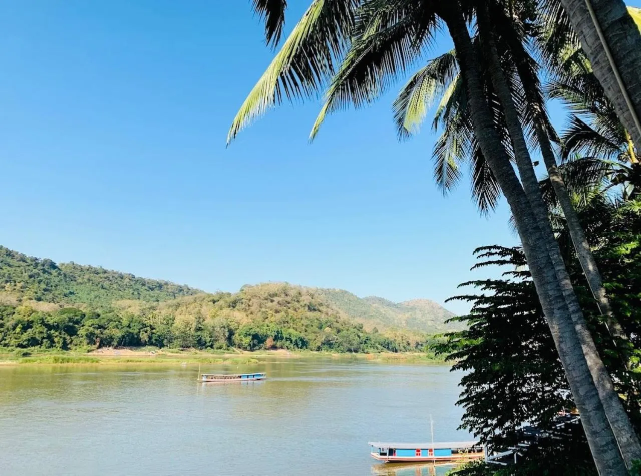 Natural landscape in Villa Alounsavath Mekong Riverside