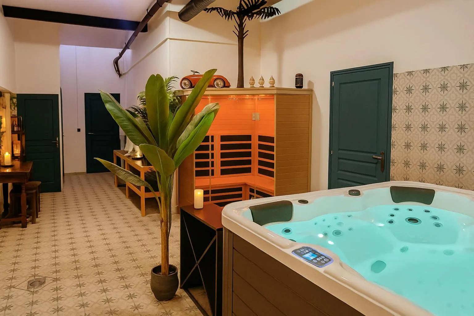 Hot Tub in Les 2 Drôles d'Oiseaux