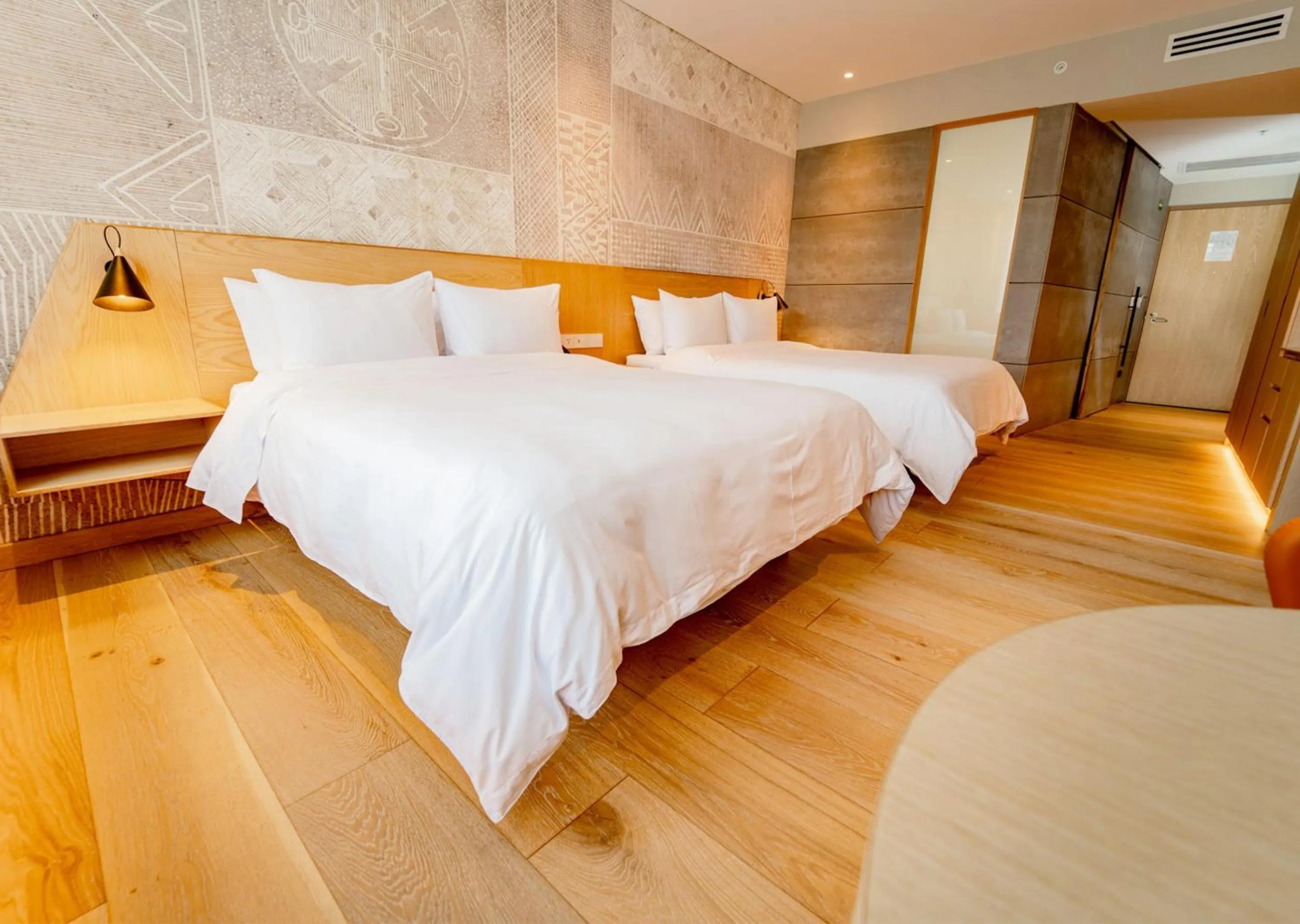 Bed in GO Quito Hotel