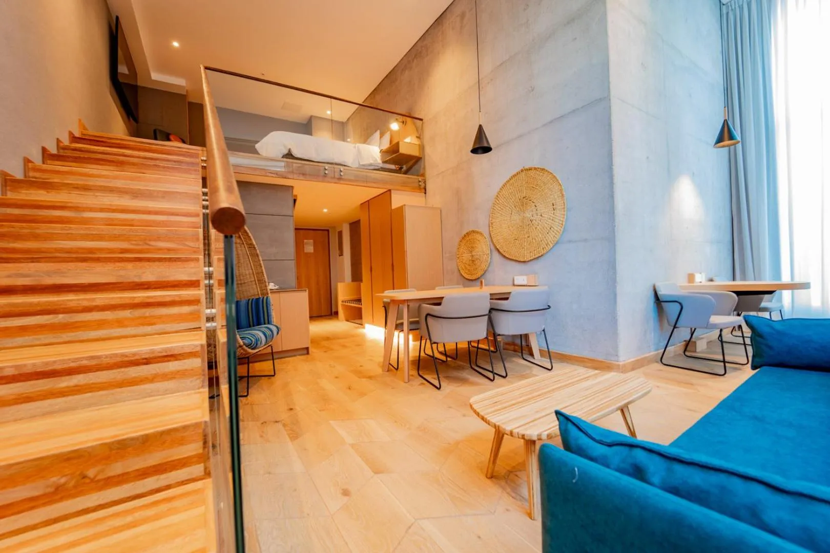 Seating area in GO Quito Hotel