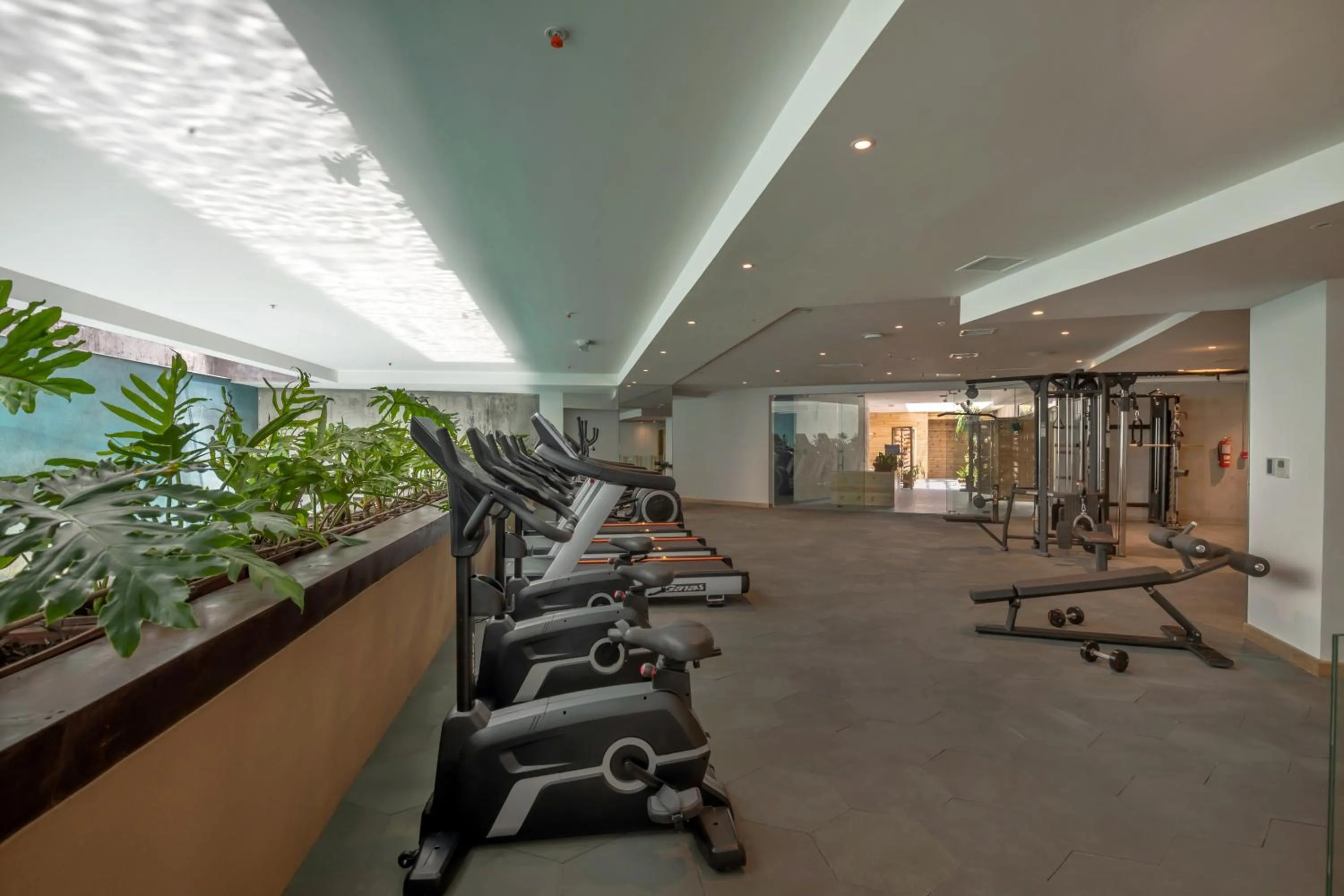 Fitness centre/facilities in GO Quito Hotel