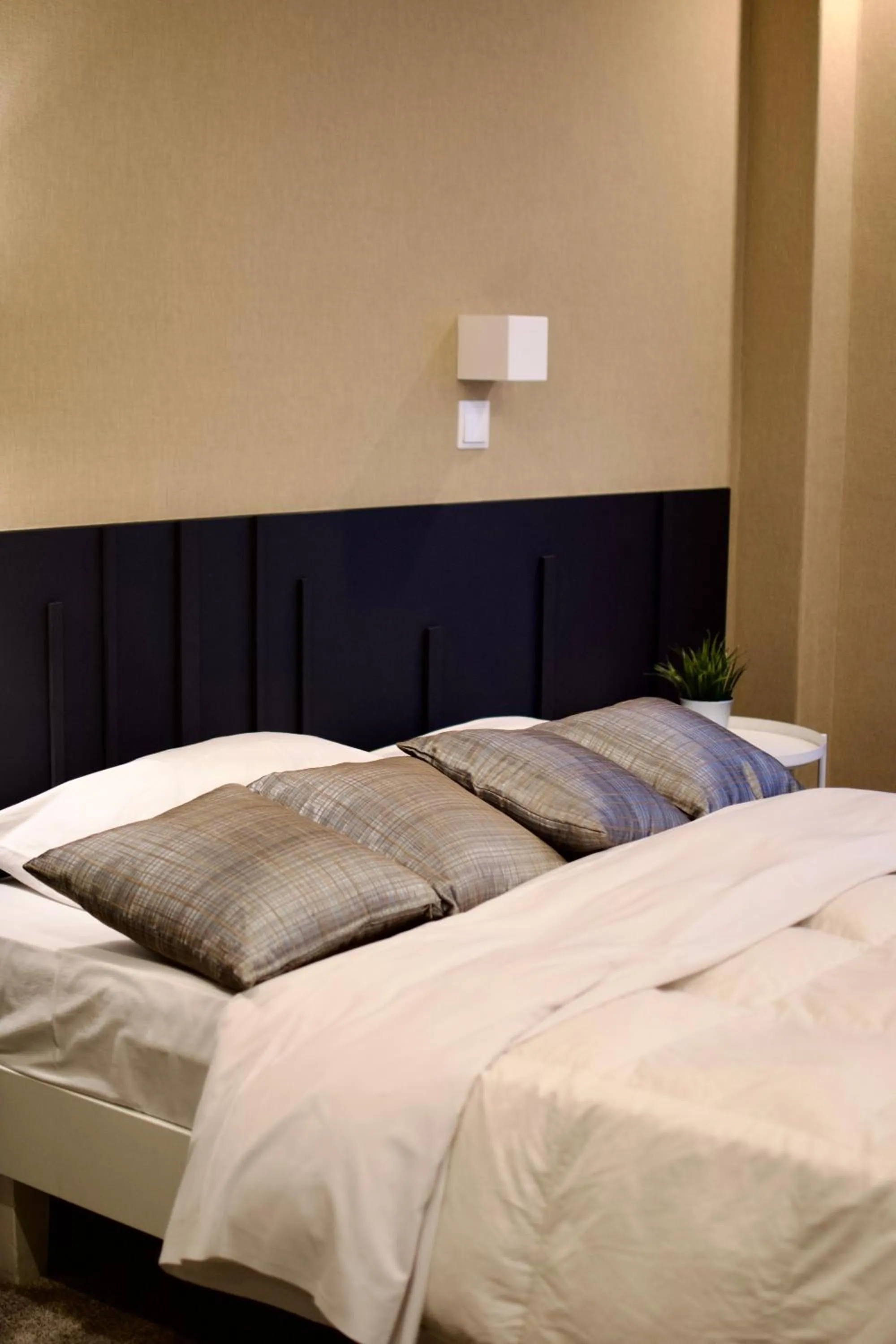 Bed in Minoa Athens Hotel