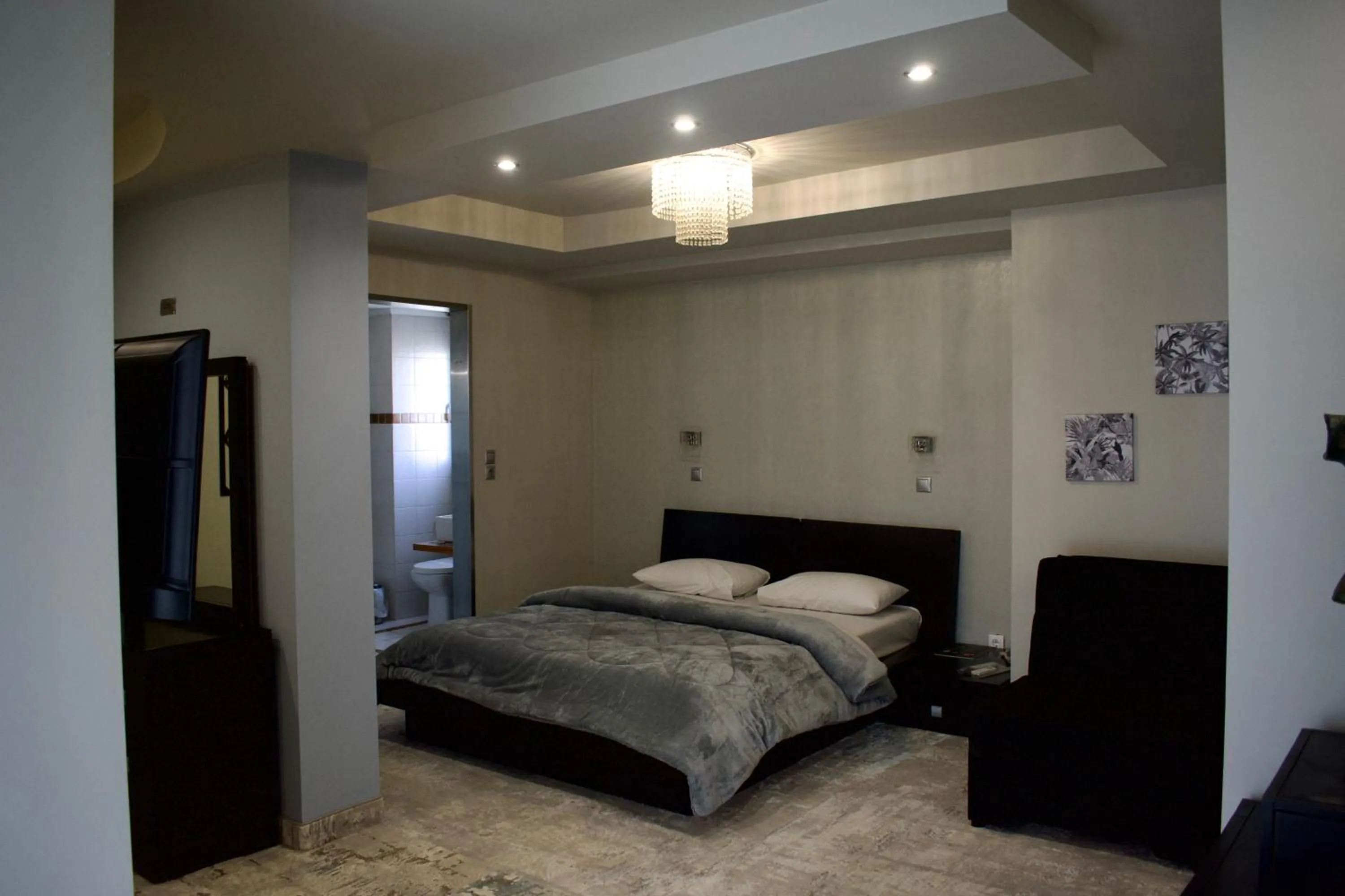 Bed in Minoa Athens Hotel