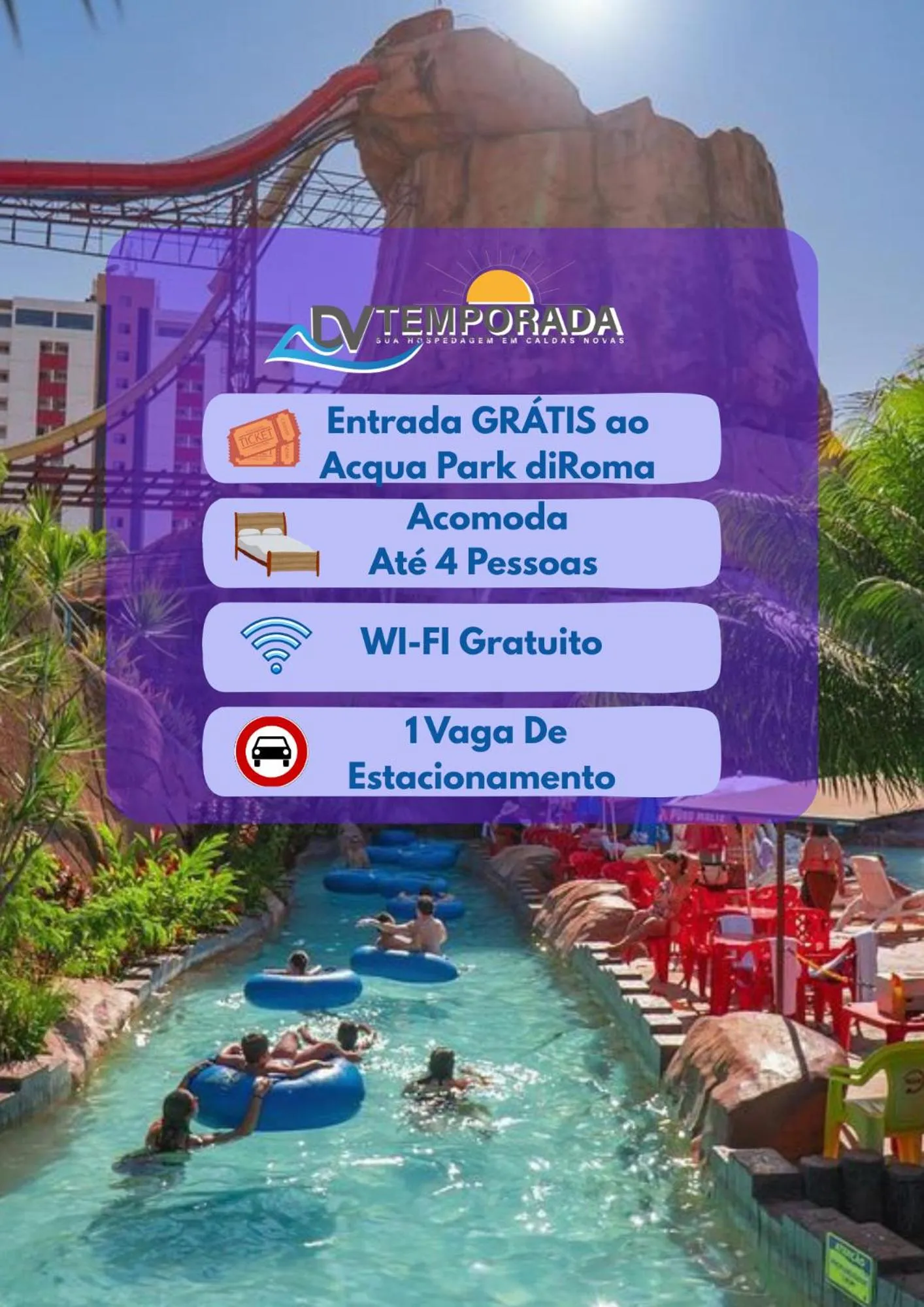 Spazzio diRoma Com Parque Acqua Park Diroma Incluso