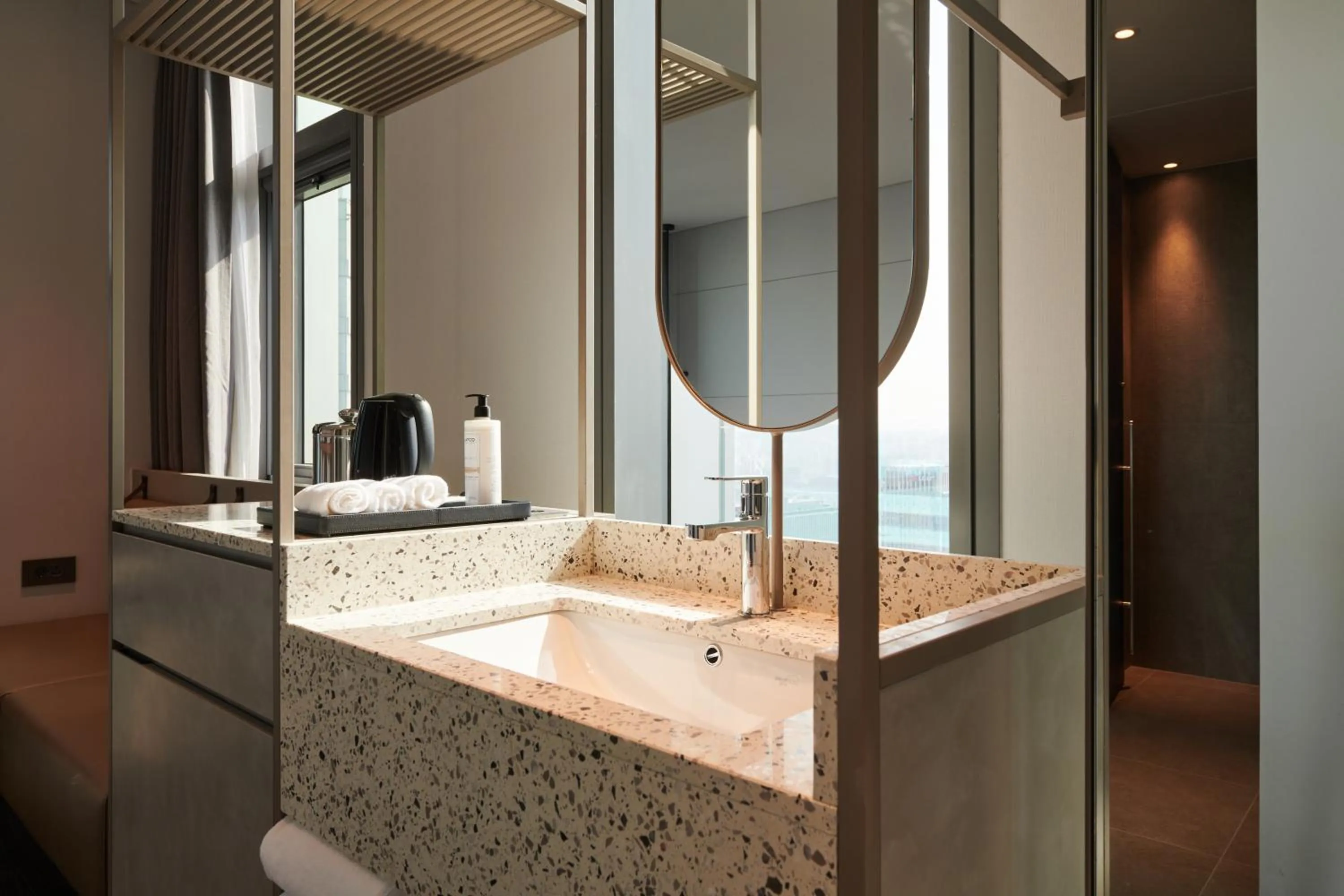 Bathroom in Nine Tree Premier ROKAUS Hotel Seoul Yongsan