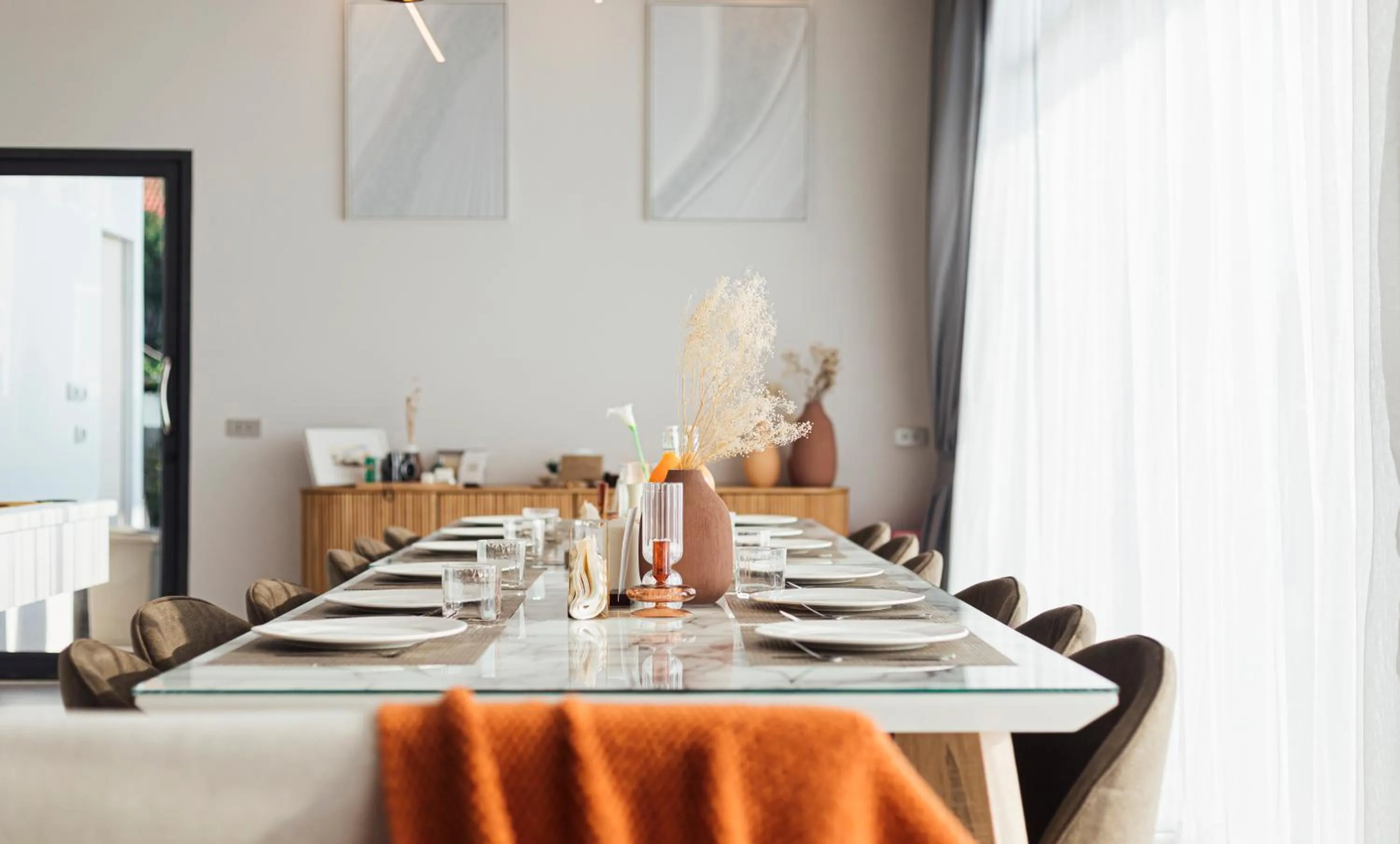 Living room in Sea Season Pool Villa Pattaya