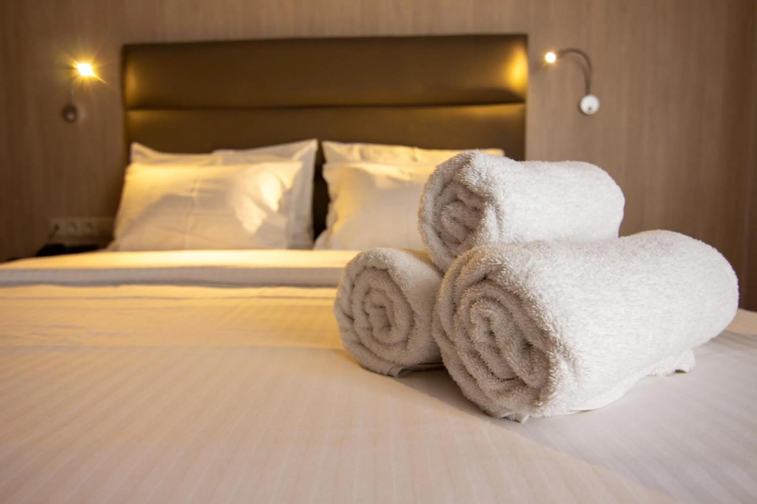 Bedroom, Bed in Anemoni Piraeus Hotel