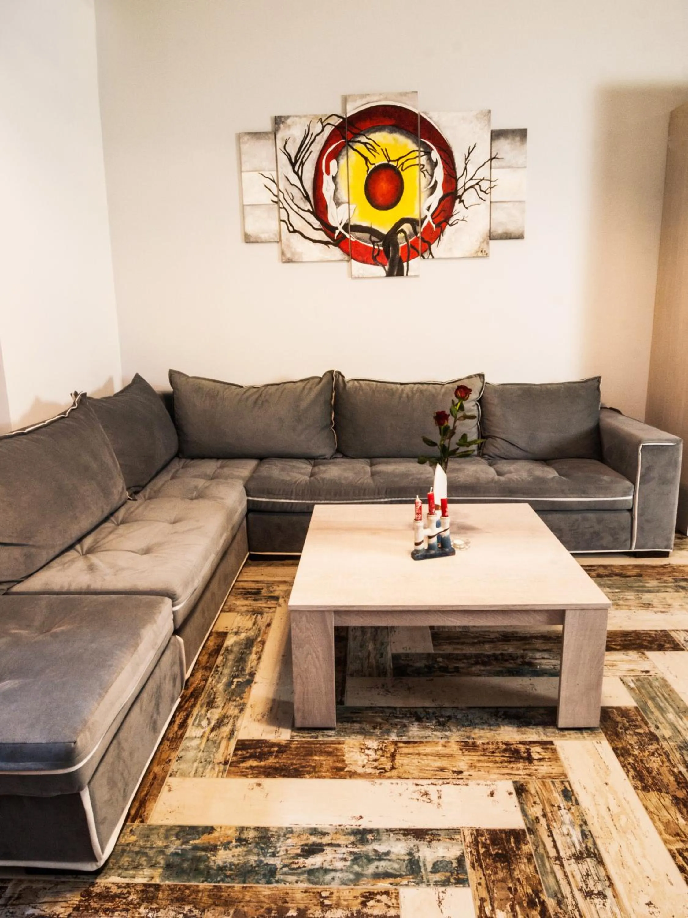 Living room in KasteliSuites