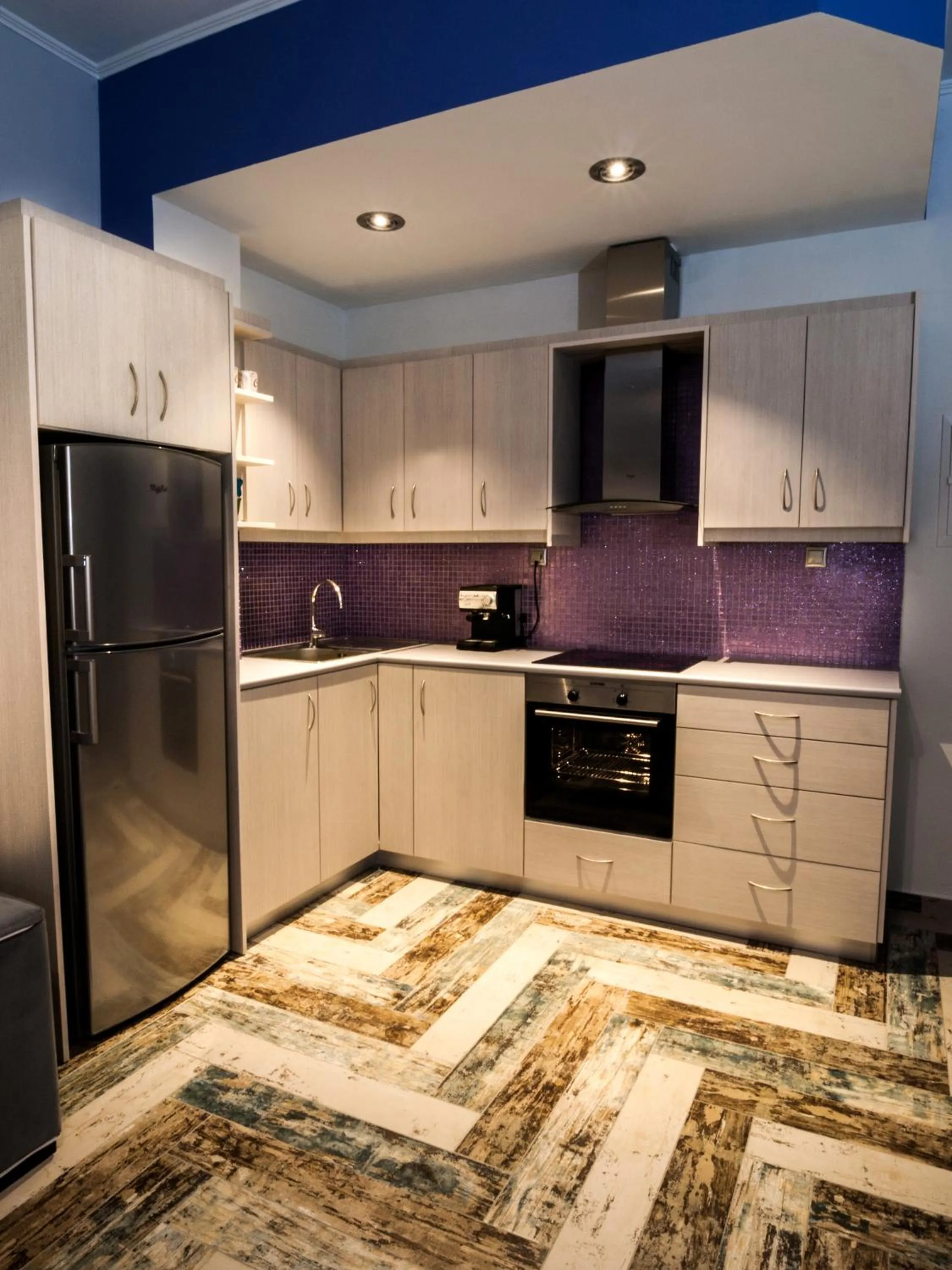 Kitchen or kitchenette in KasteliSuites