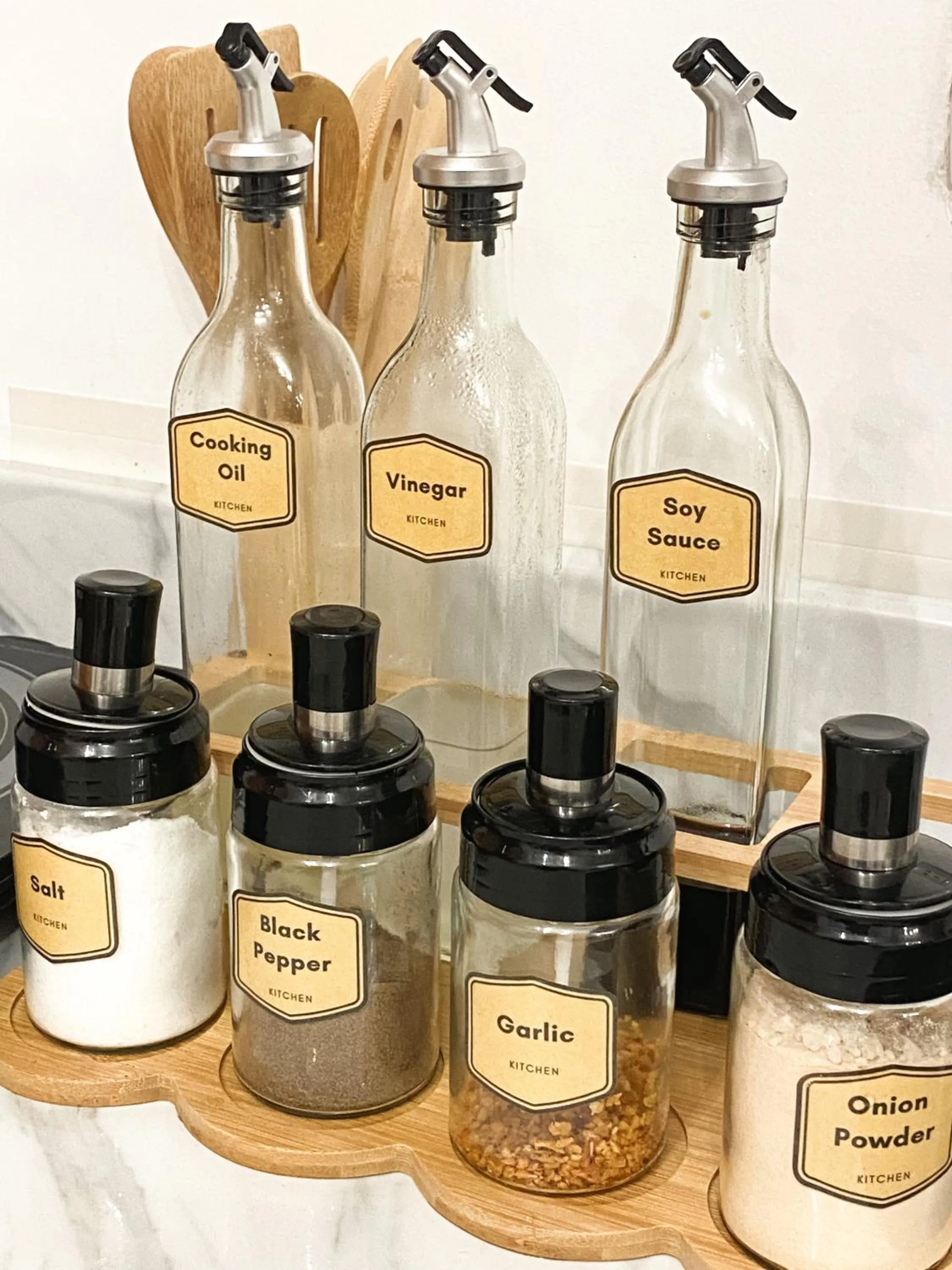 Kitchen or kitchenette in Fully furnished condo in Quezon City