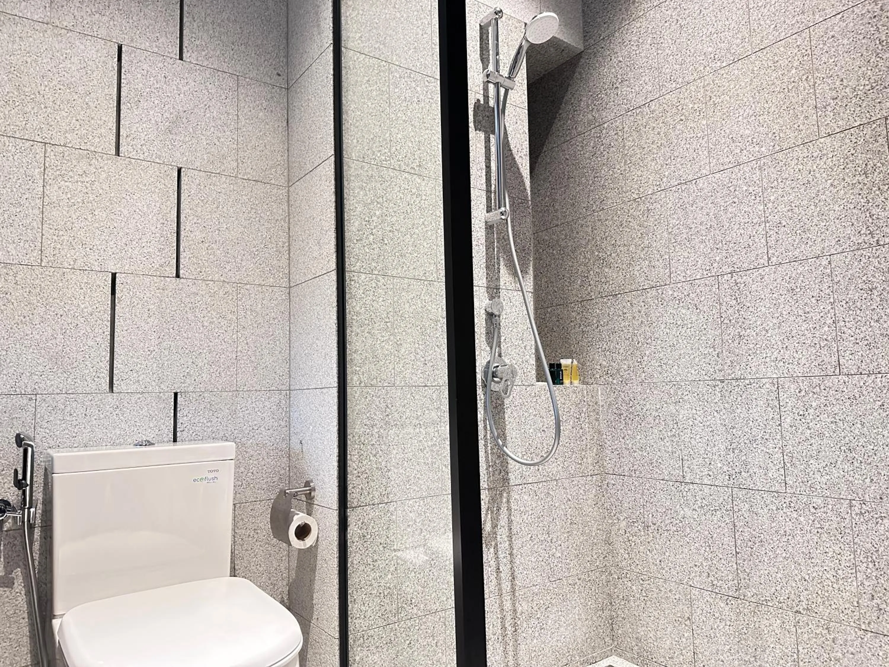 Shower in Scarletz Suites KLCC Twin Tower by Purple Orchid