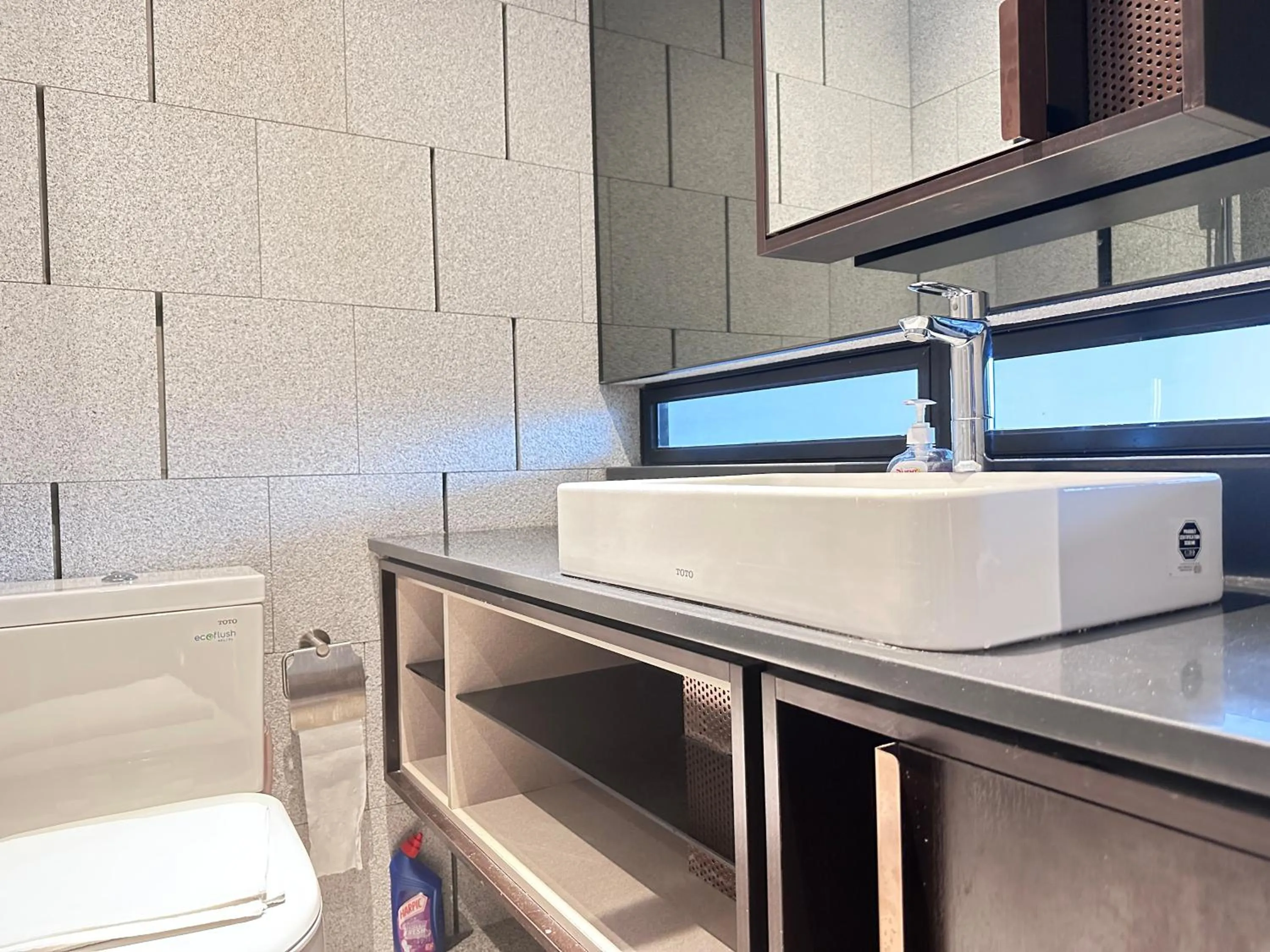 Bathroom in Scarletz Suites KLCC Twin Tower by Purple Orchid