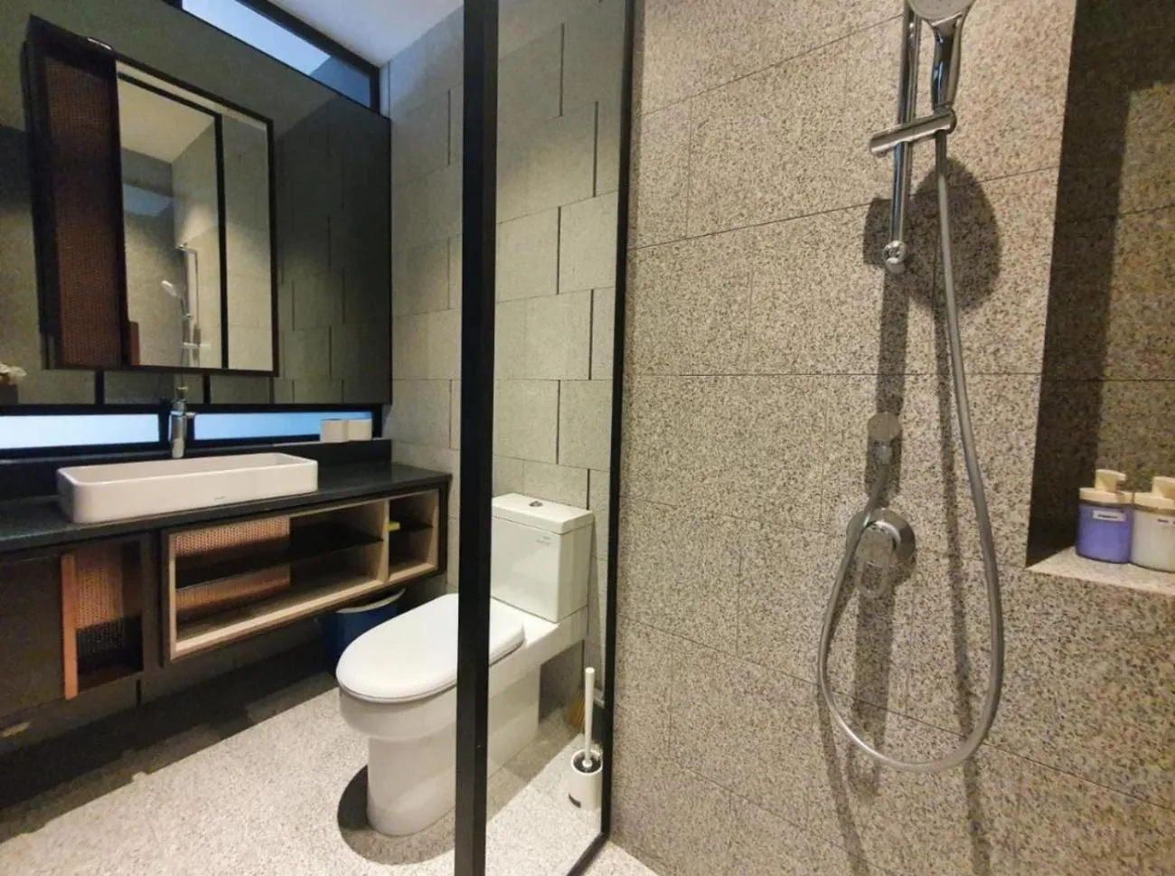 Shower in Scarletz Suites KLCC Twin Tower by Purple Orchid