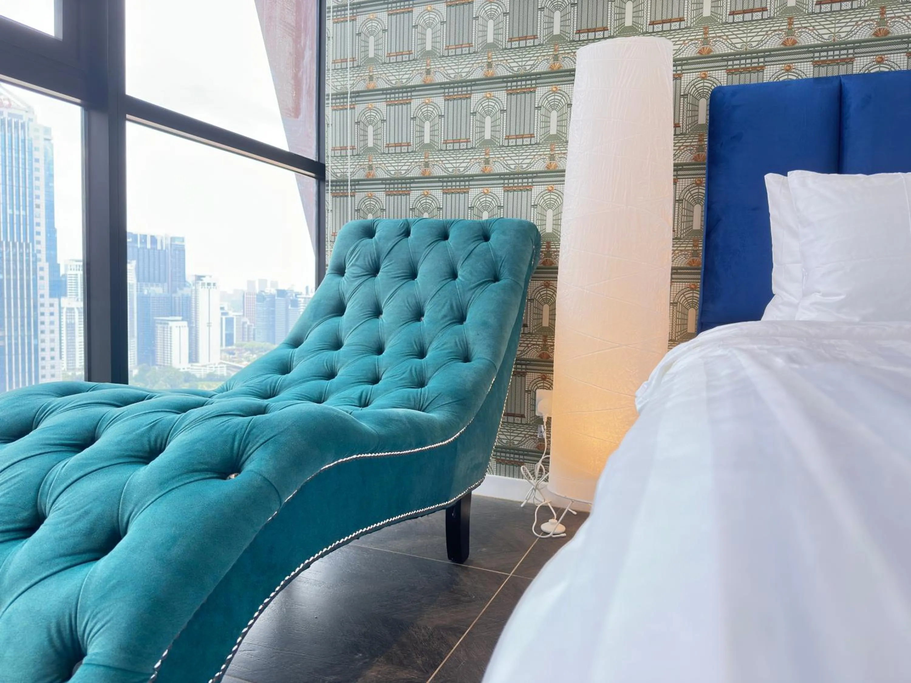 Bed in Scarletz Suites KLCC Twin Tower by Purple Orchid