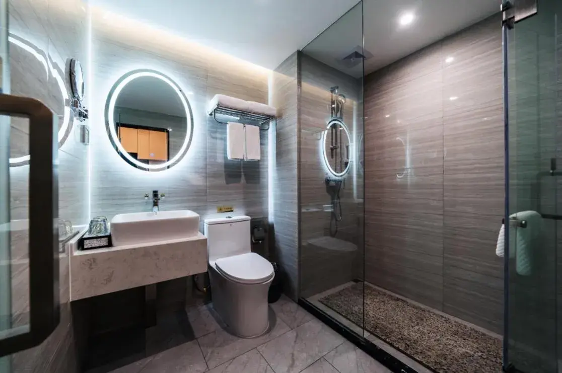 Deluxe Twin Room in Shenzhen Kingkey Kingyu Hotel Deluxe Twin Room in Shenzhen Kingkey Kingyu Hotel