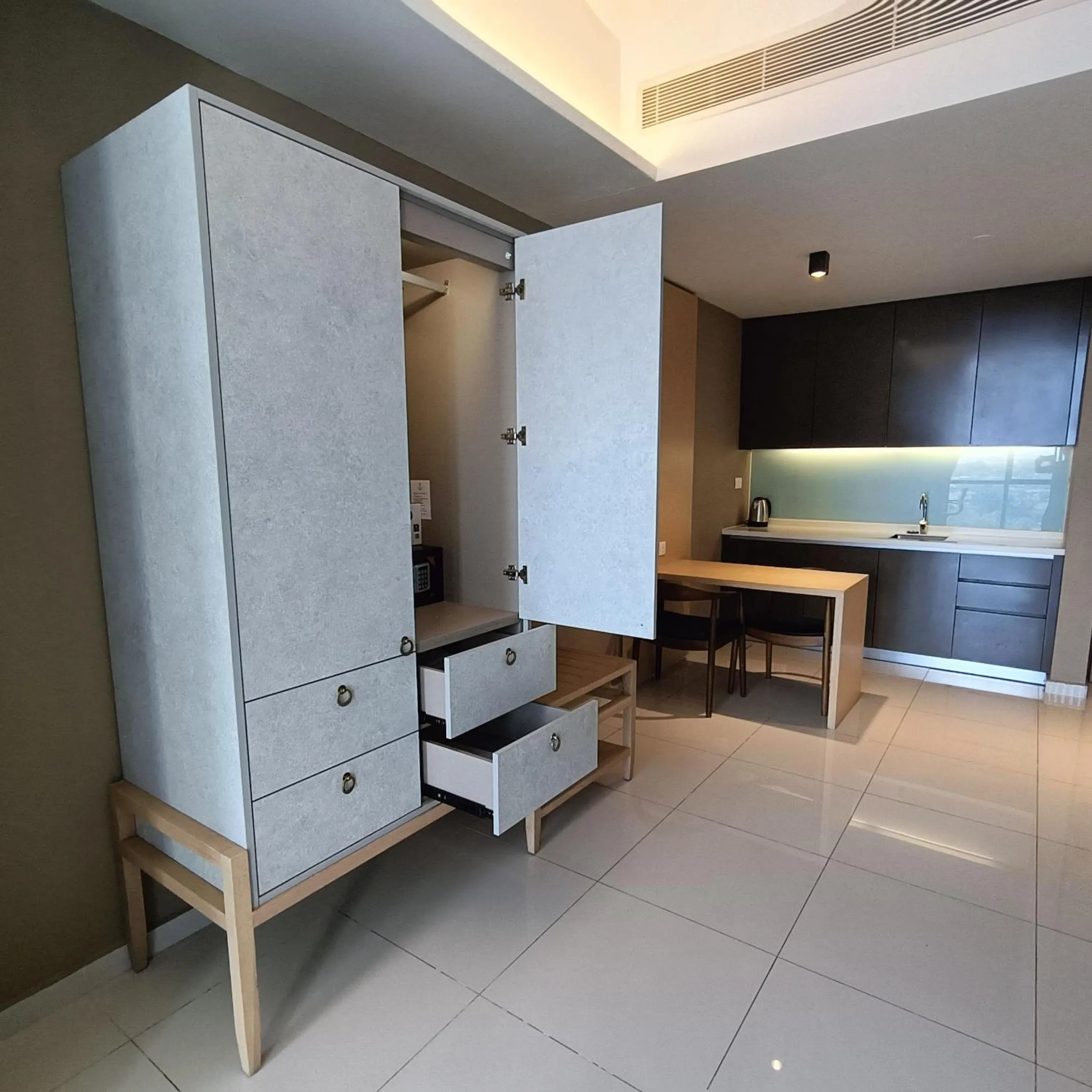 wardrobe in Melaka Studio Suites