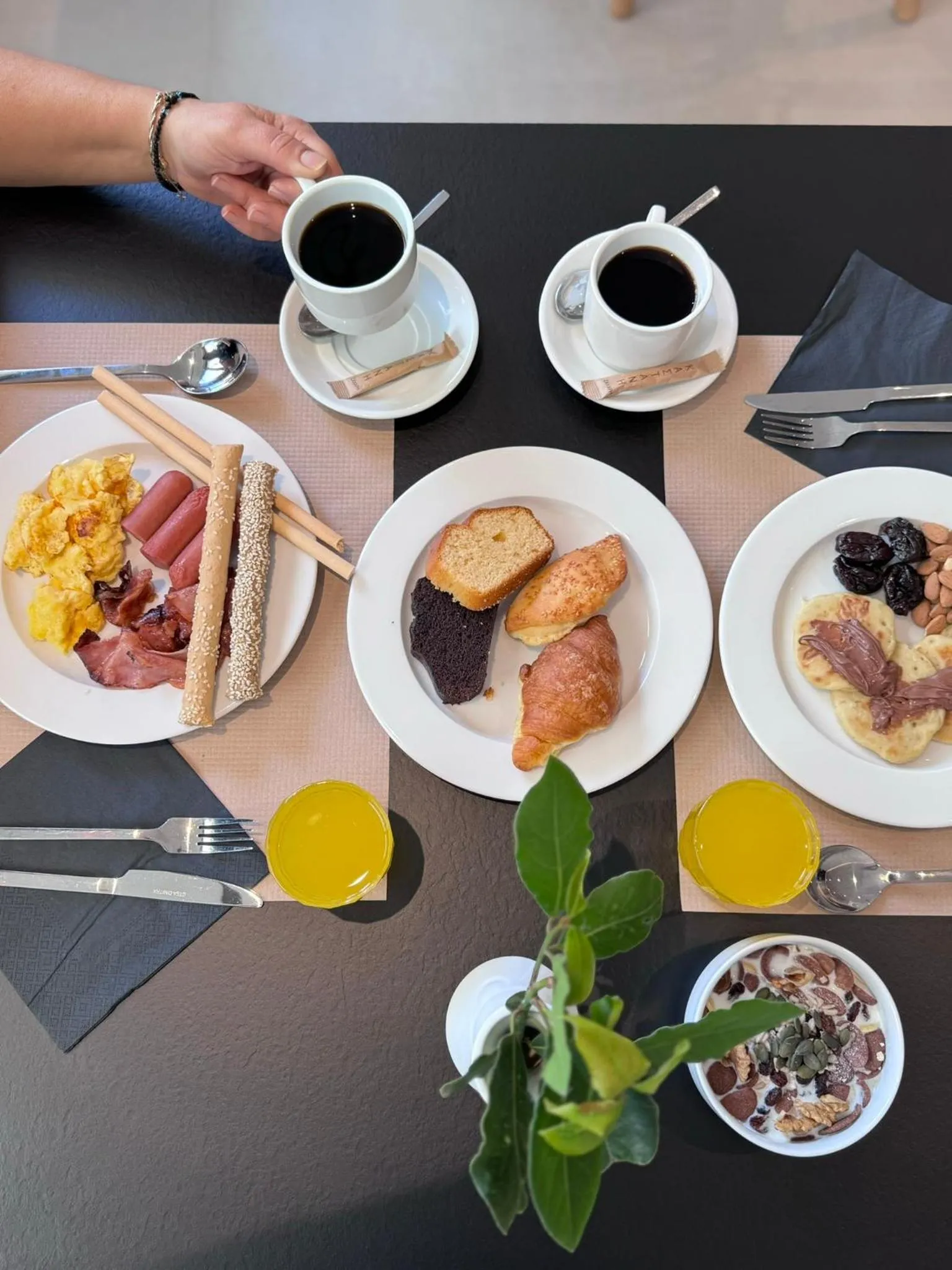 Breakfast in Angela Downtown Hotel