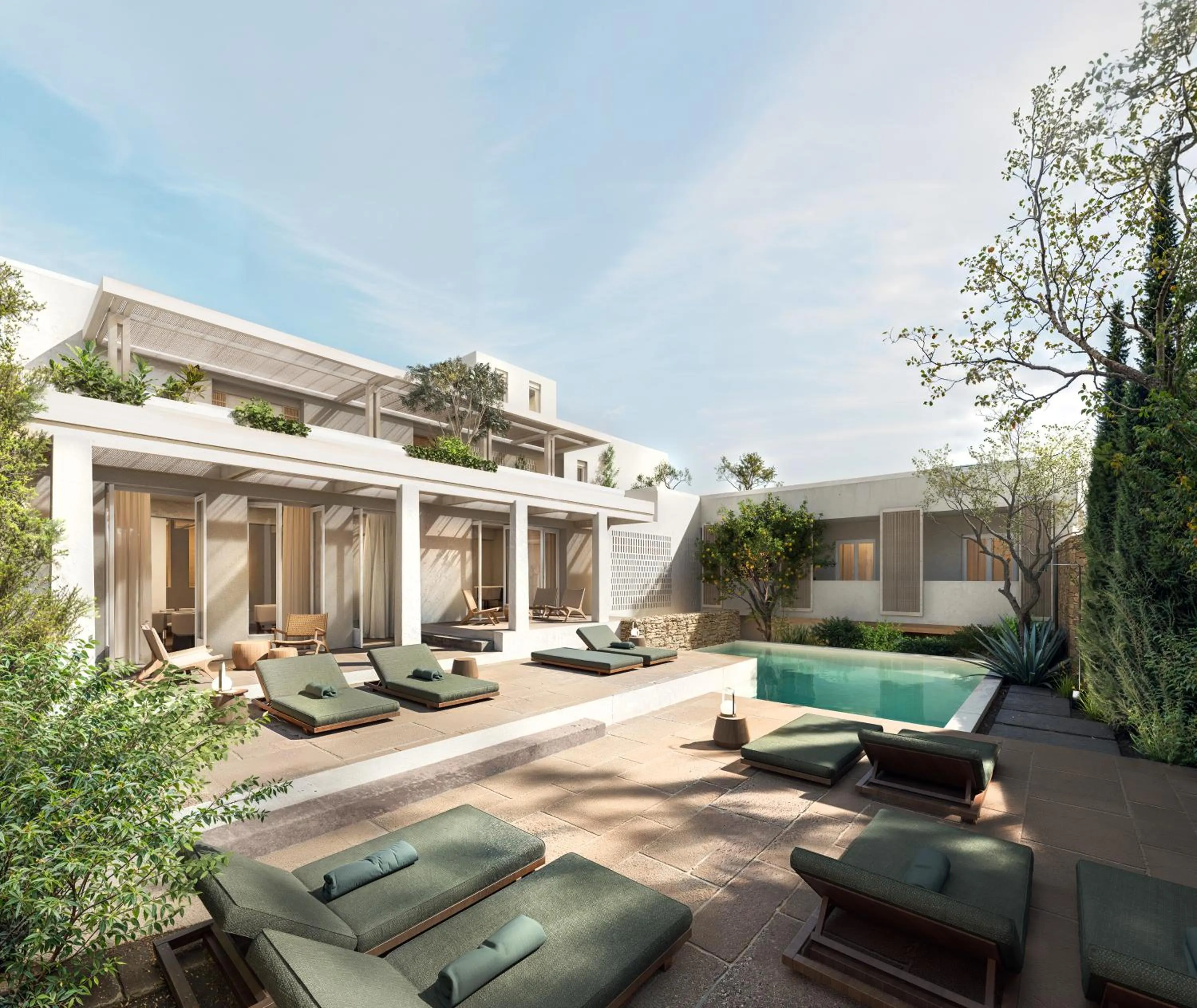 Property building in Meros, Santikos Collection