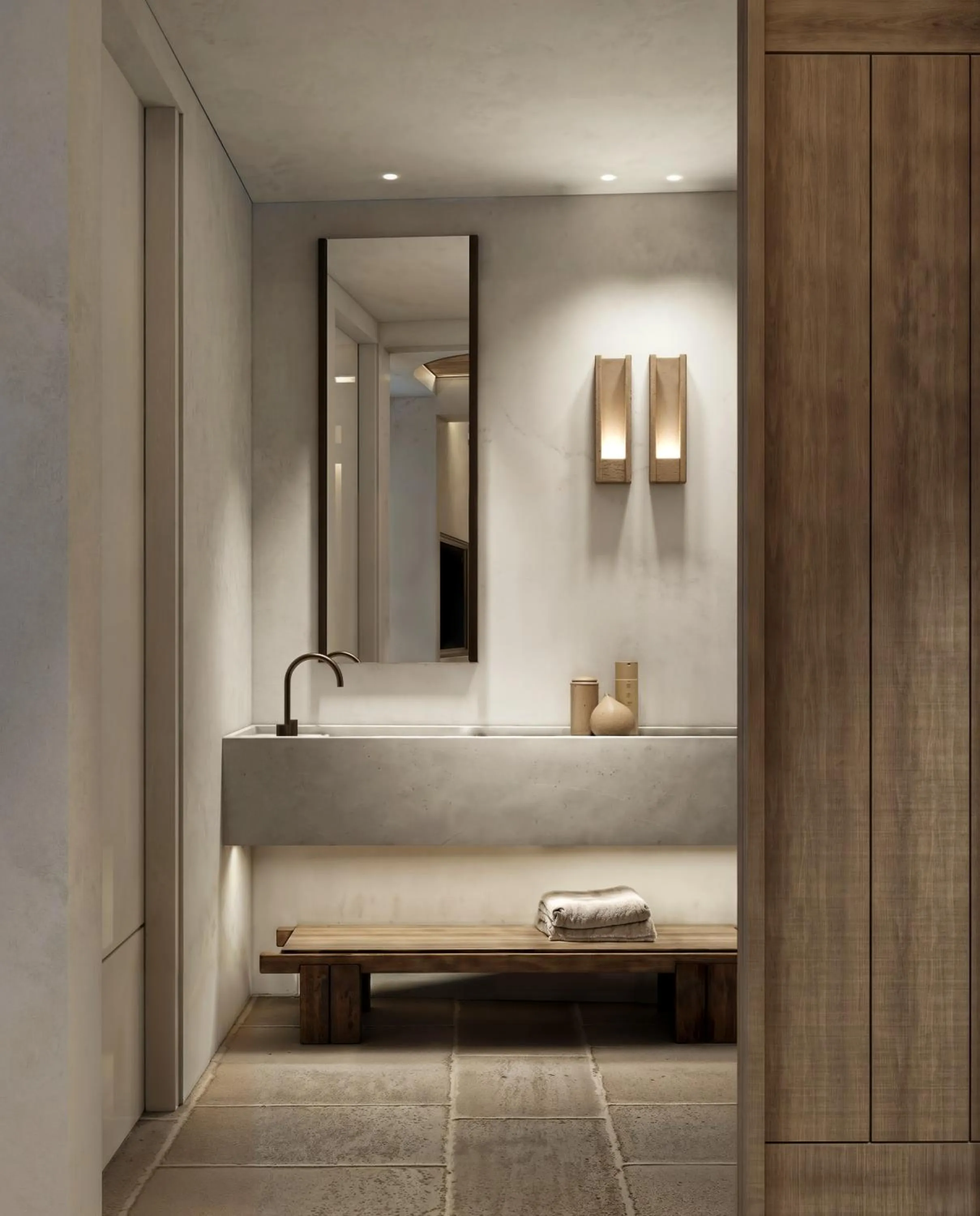 Bathroom in Meros, Santikos Collection