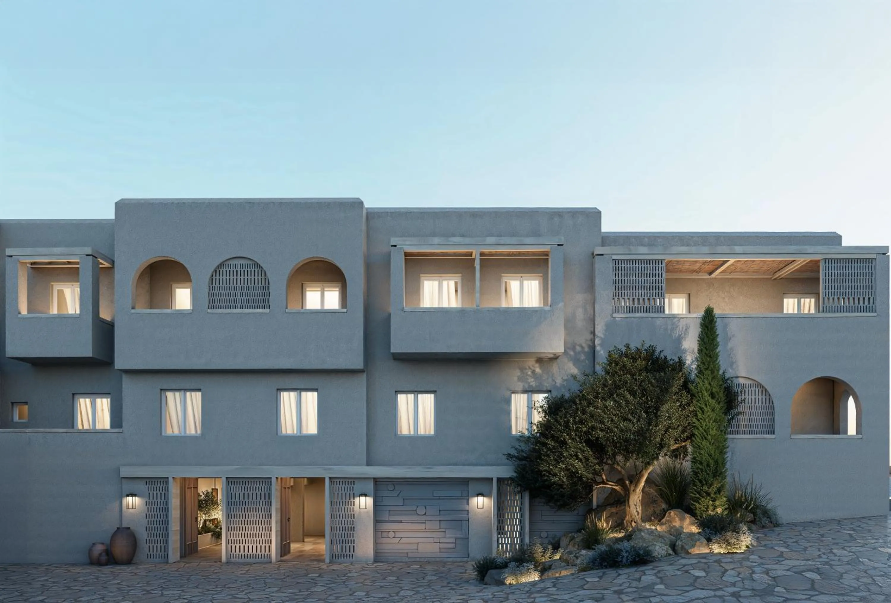 Property building in Meros, Santikos Collection