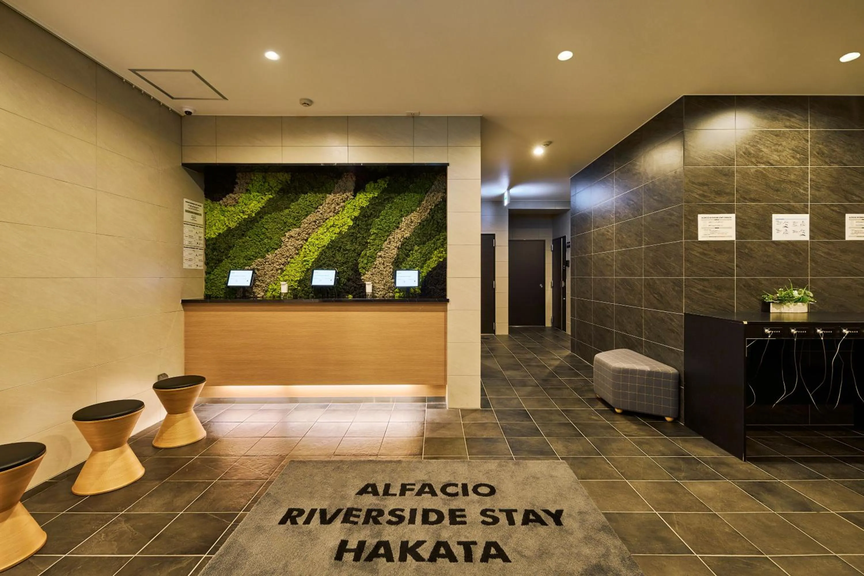 Lobby or reception in ALFACIO RIVERSIDE STAY HAKATA