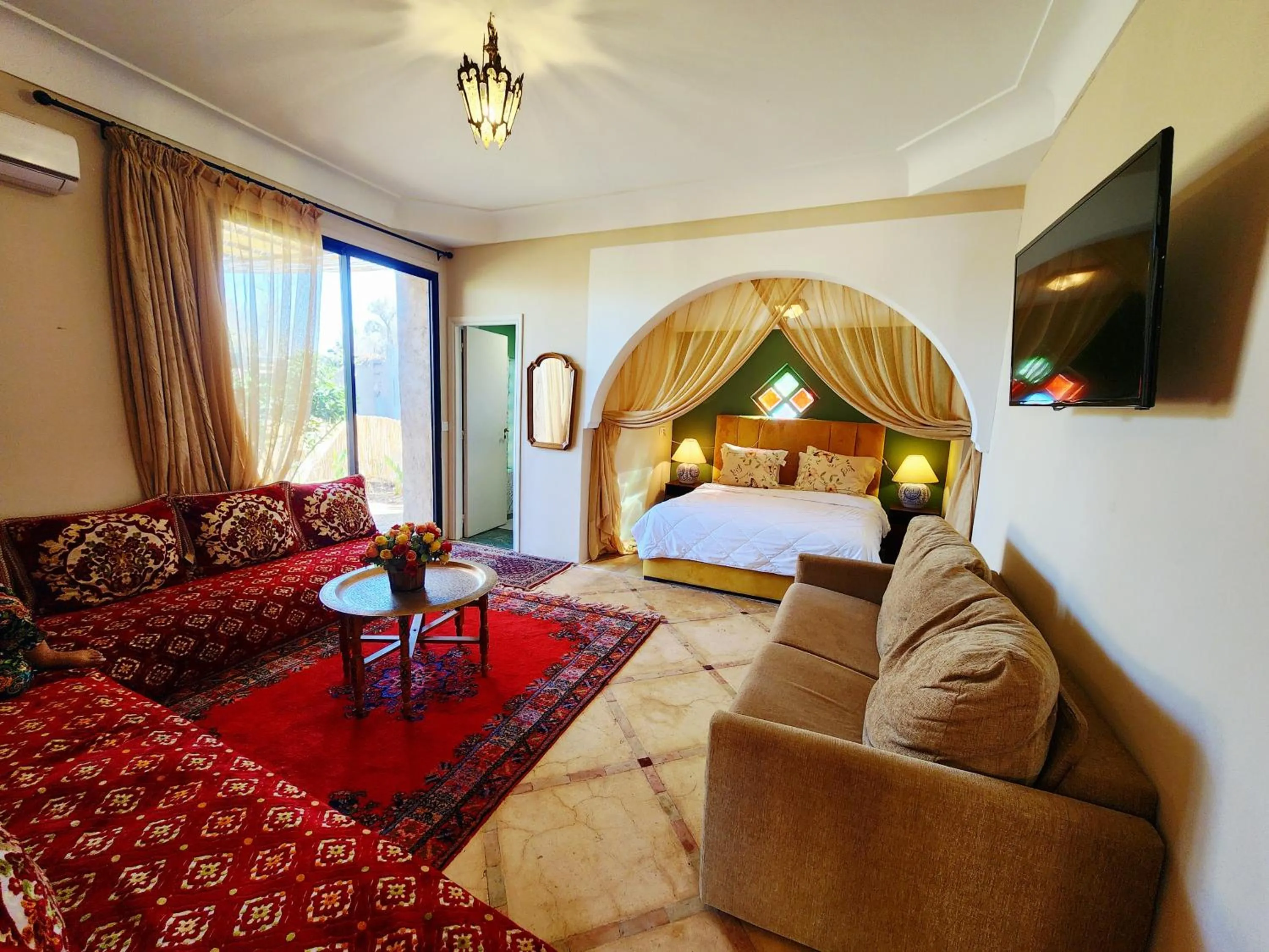 Bed in Riad salix d'agafay