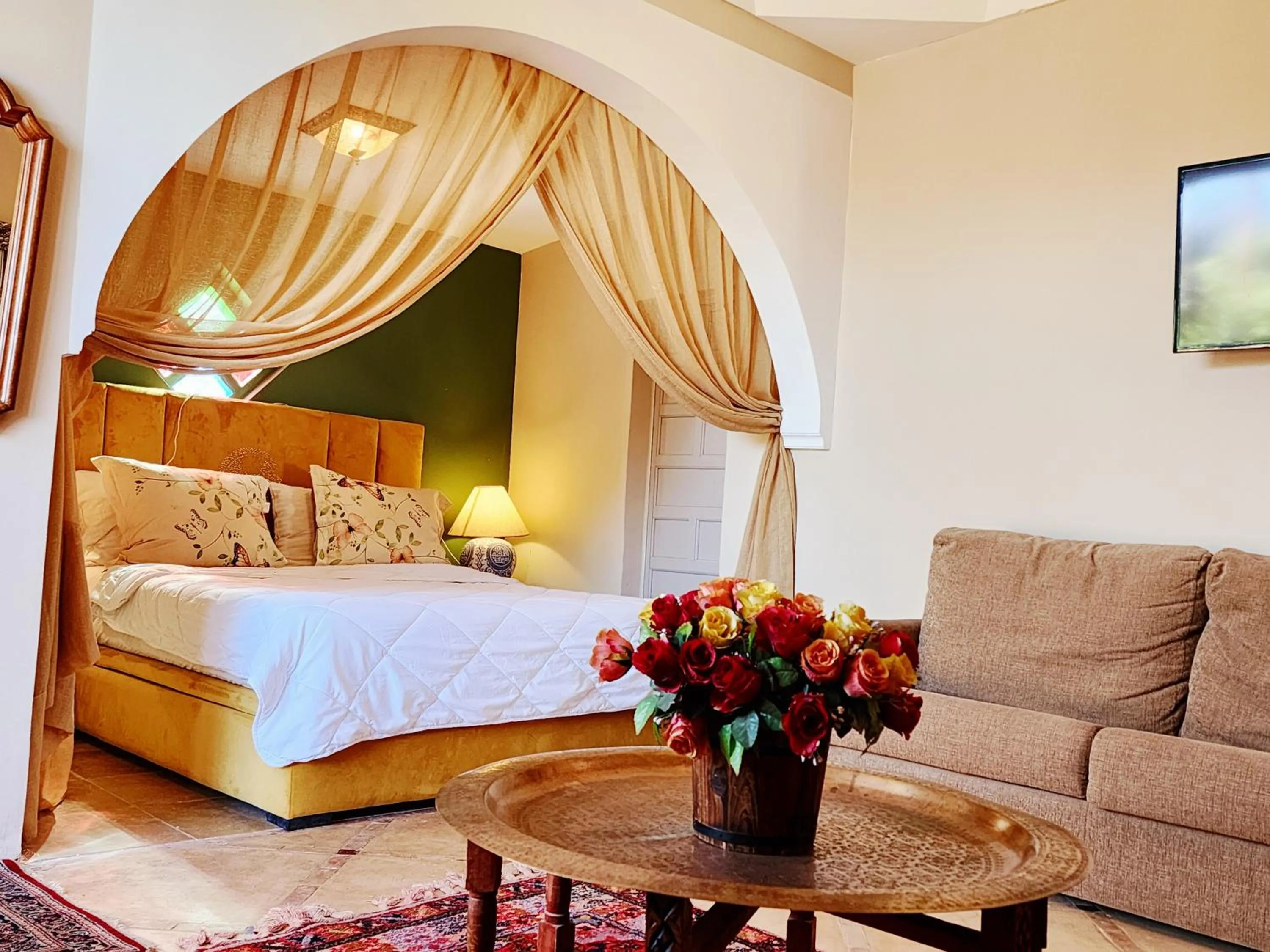 Bed in Riad salix d'agafay