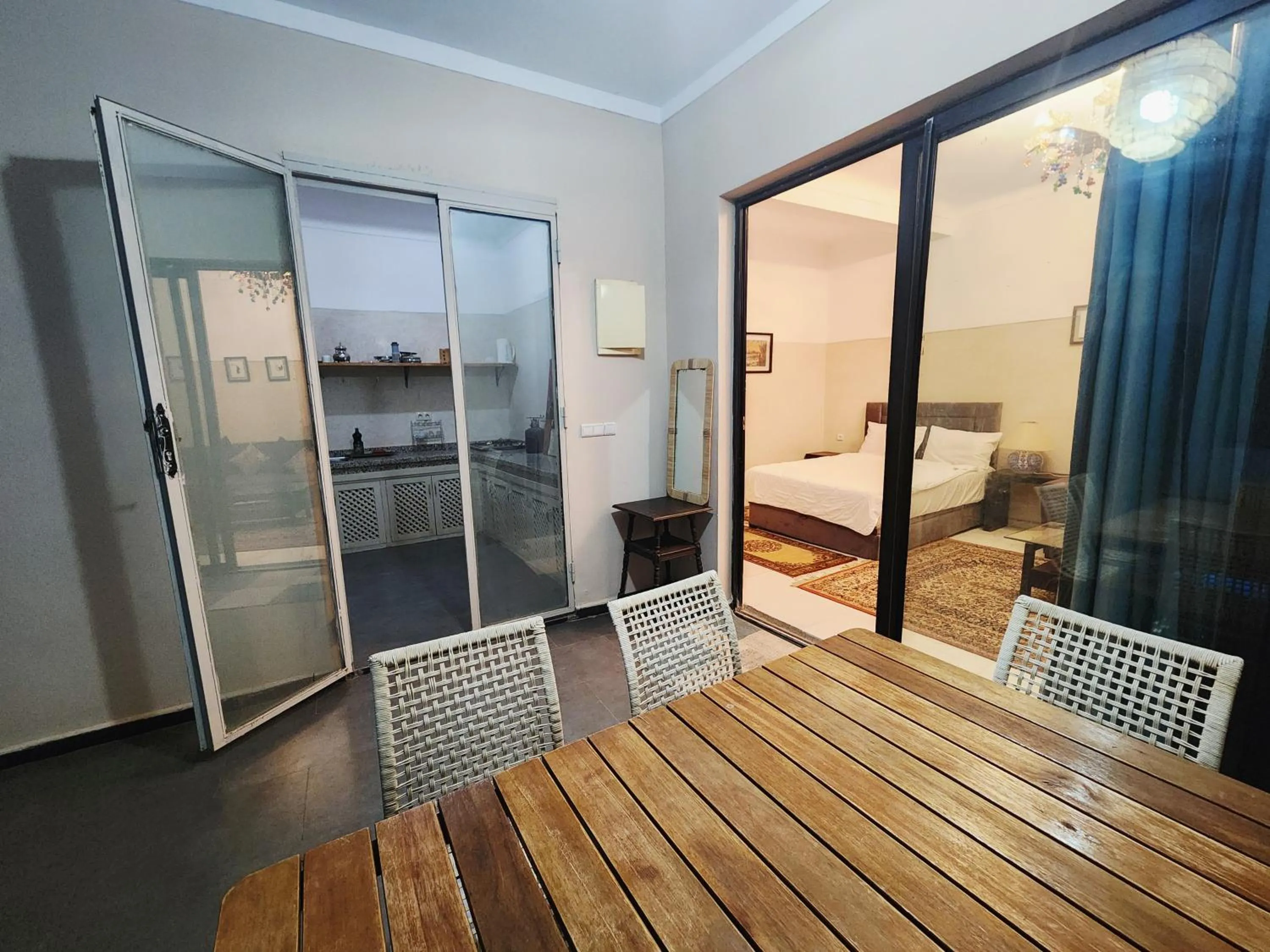 Bed in Riad salix d'agafay