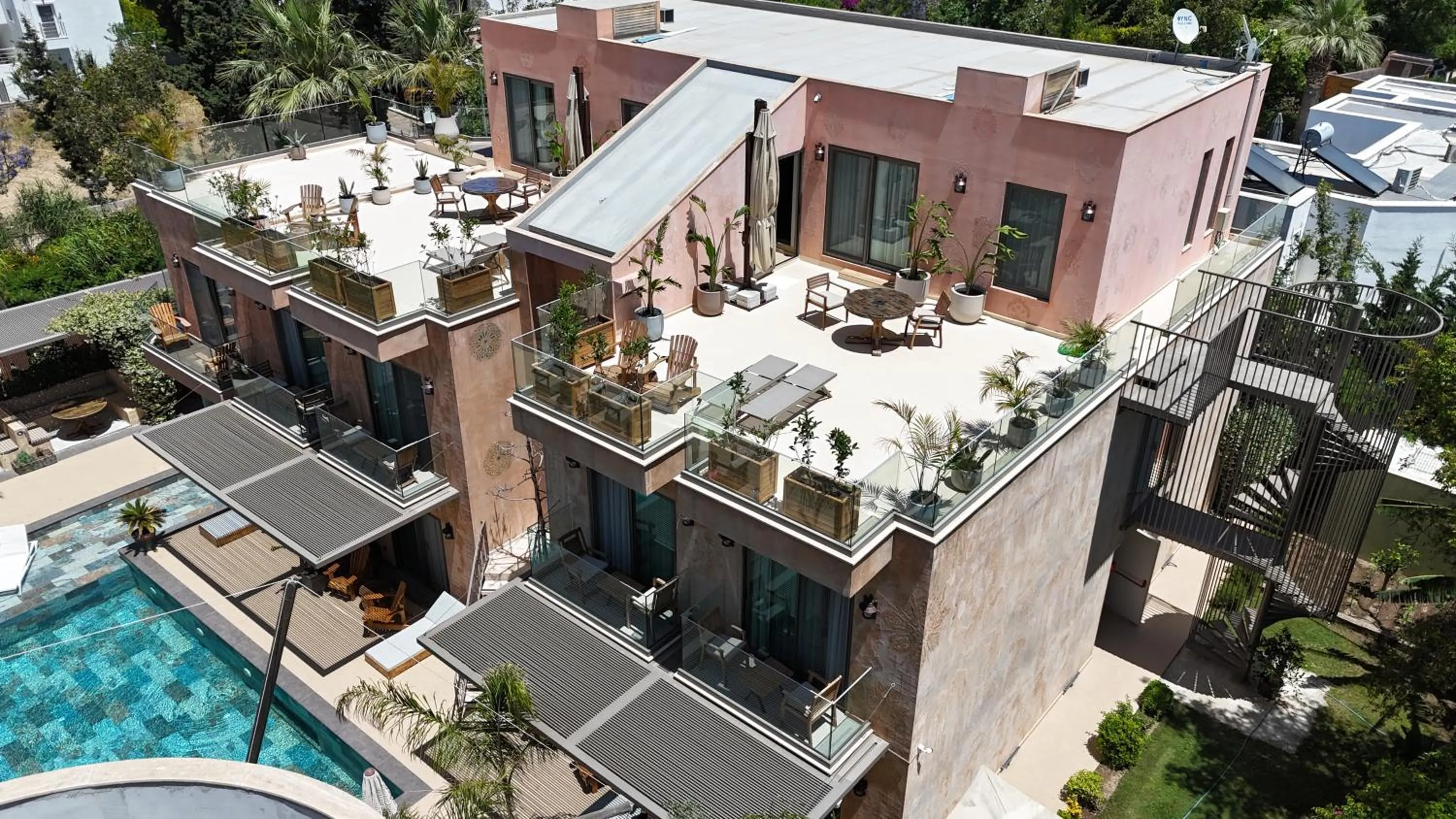 Balcony/Terrace in Sezz Hotels Spa Wellness Yalikavak Adult Only