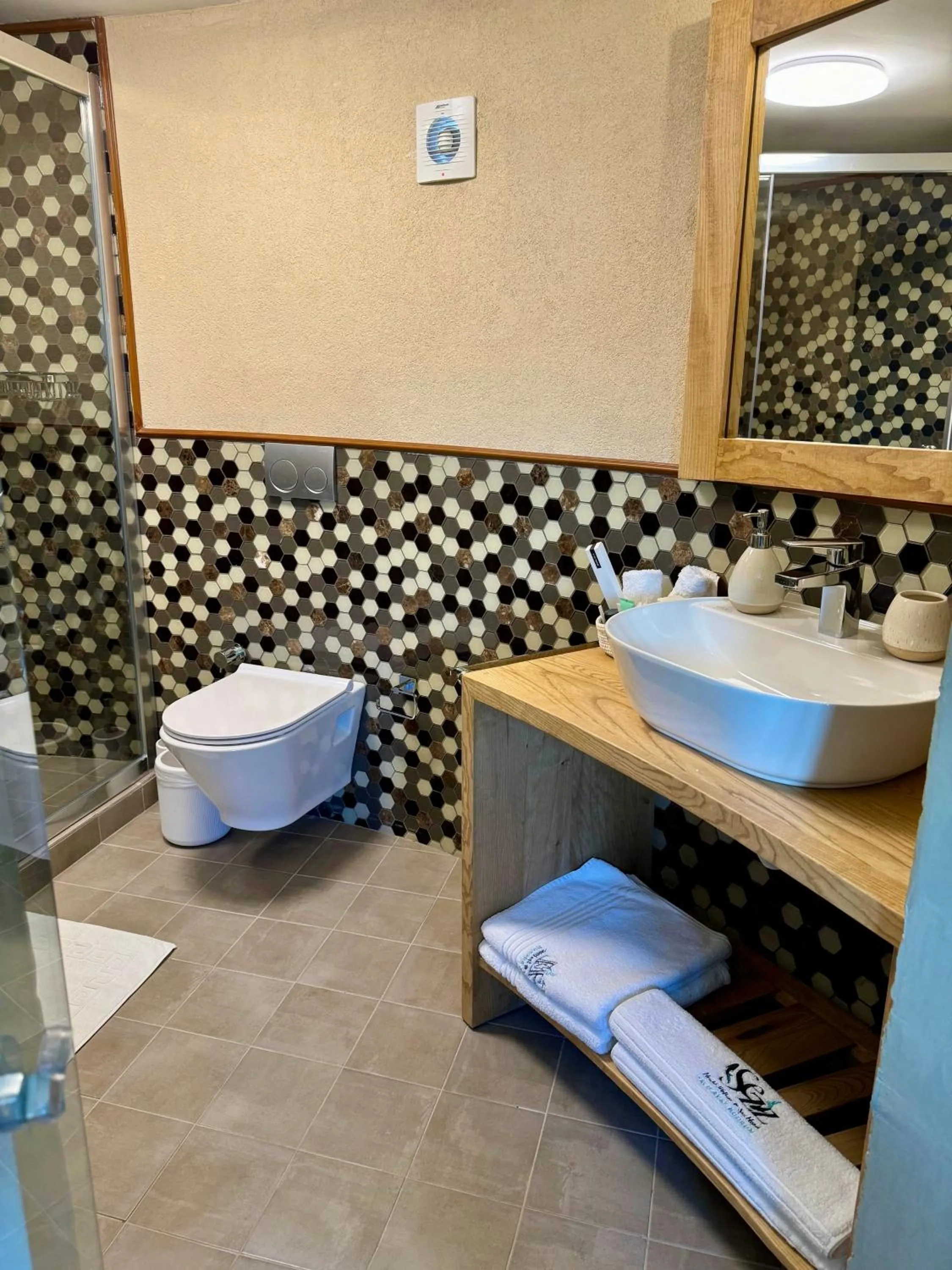 Bathroom in Sezz Hotels Spa Wellness Yalikavak Adult Only