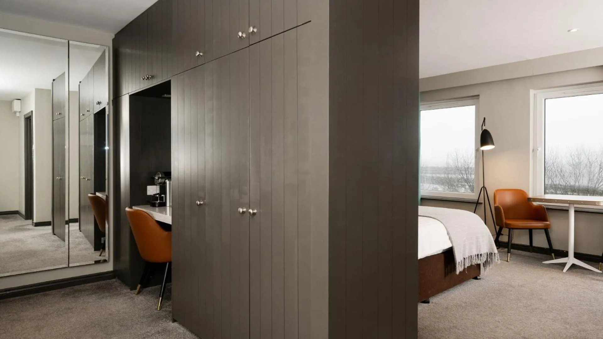 wardrobe, Bed in Marine Hotel Ballycastle