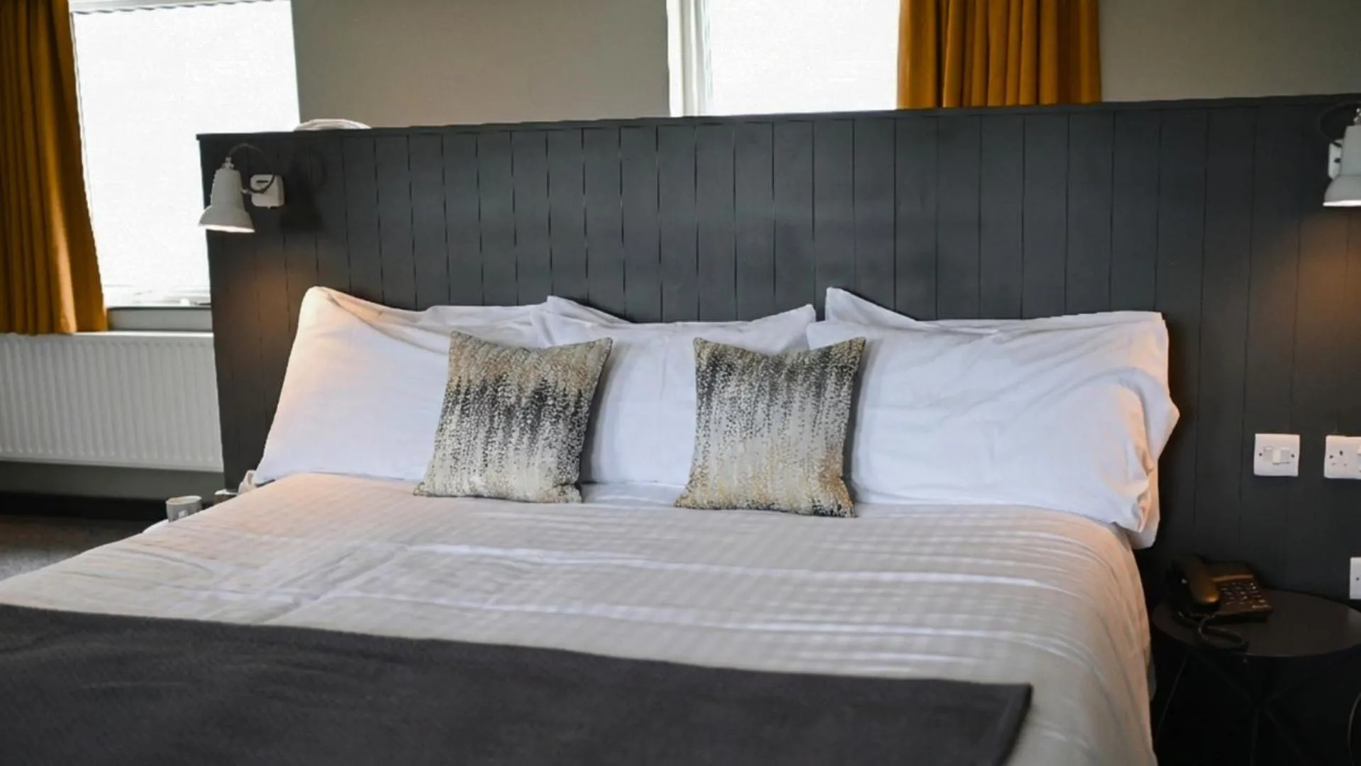 Bed in Marine Hotel Ballycastle