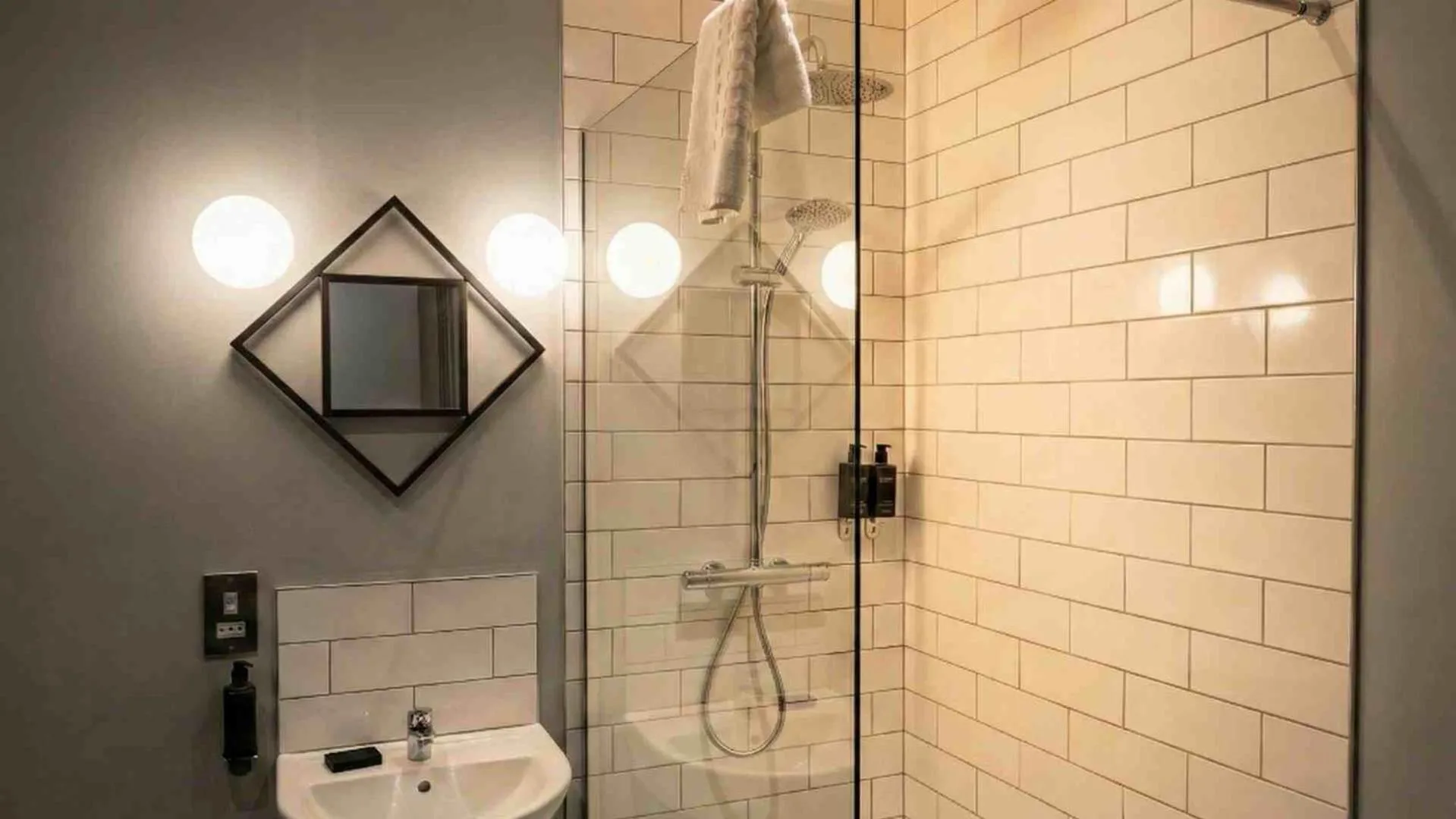 Shower in Marine Hotel Ballycastle