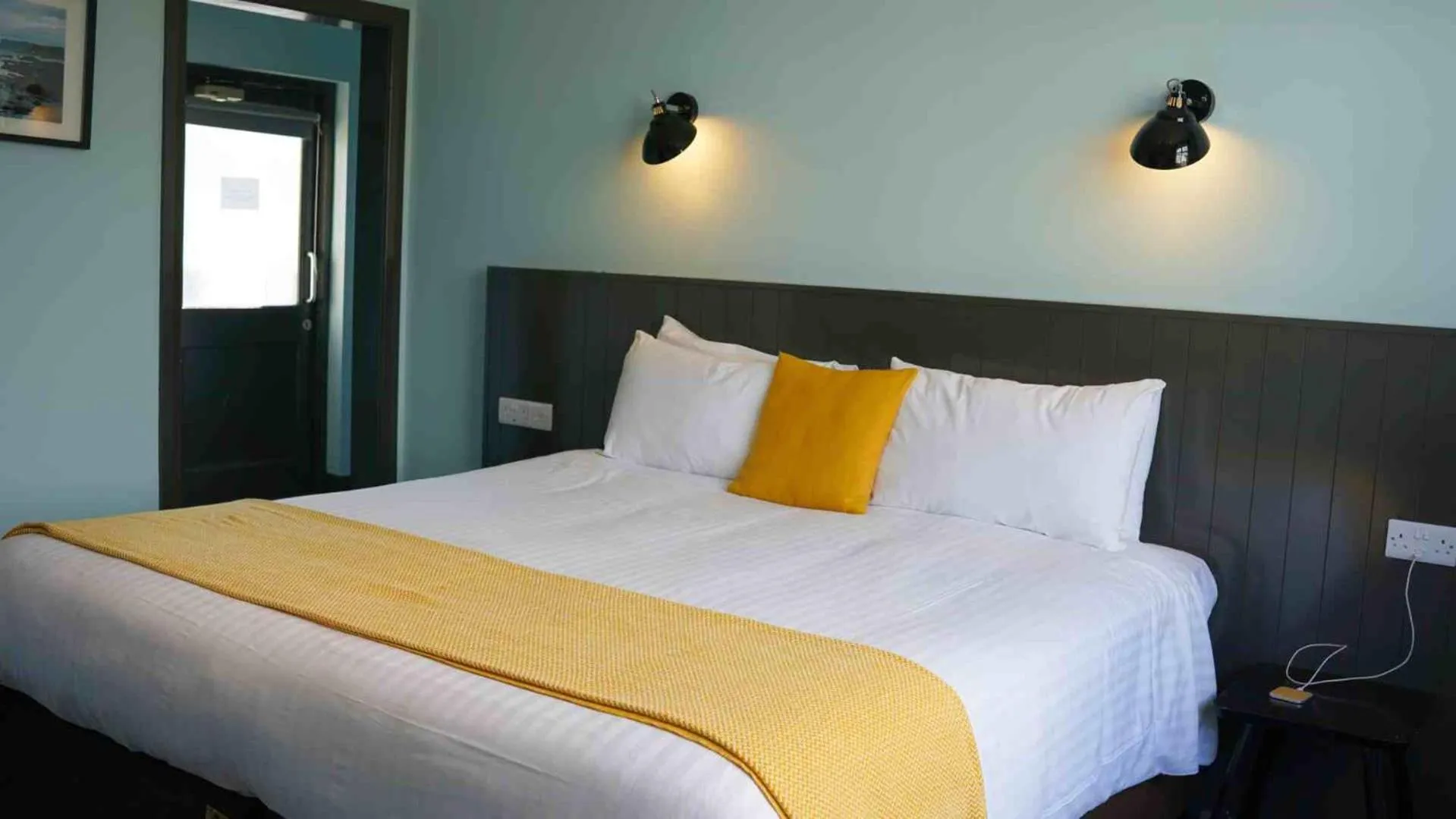 Bed in Marine Hotel Ballycastle