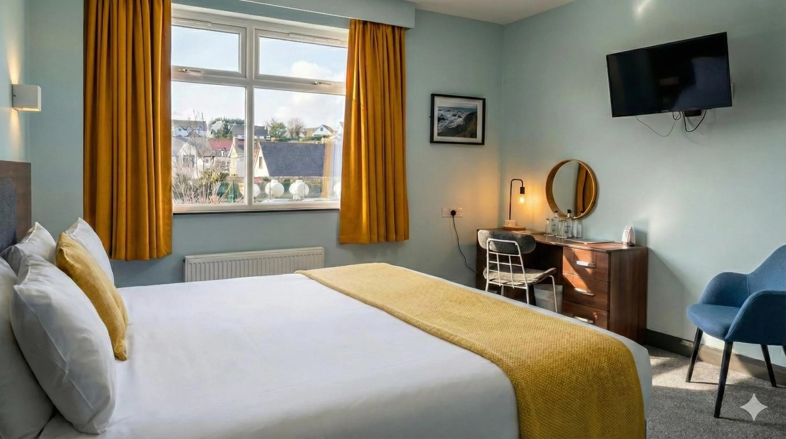 Bedroom, Bed in Marine Hotel Ballycastle