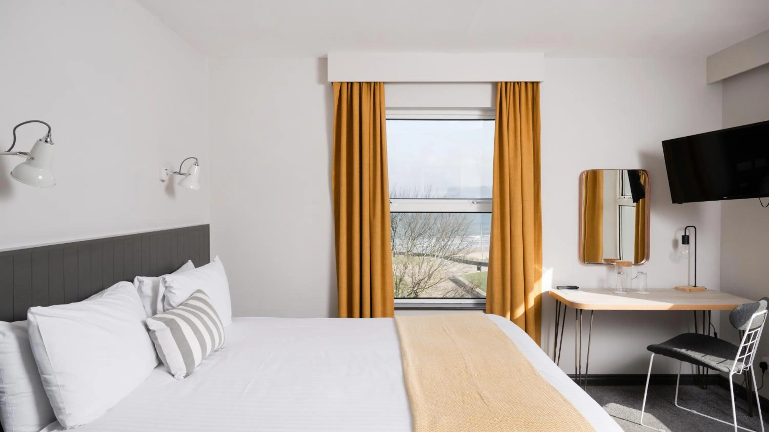 Bed in Marine Hotel Ballycastle