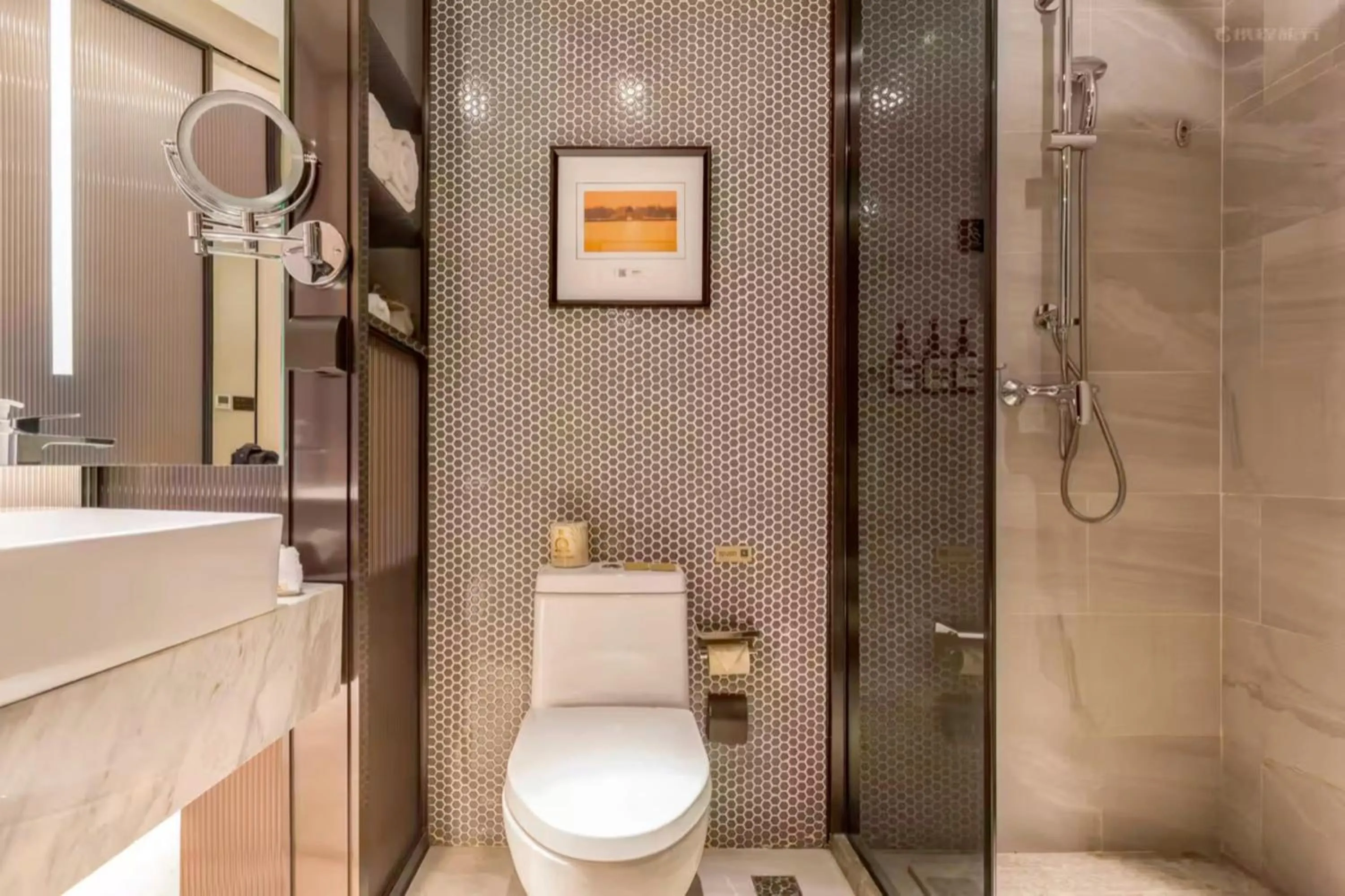 Shower in Atour Hotel Beijing Fuxingmen